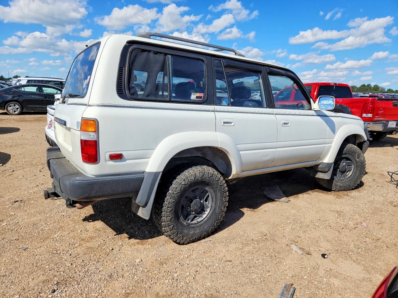 1992 Toyota Land Cruiser Fj80 White vin: JT3FJ80W6N0041559
