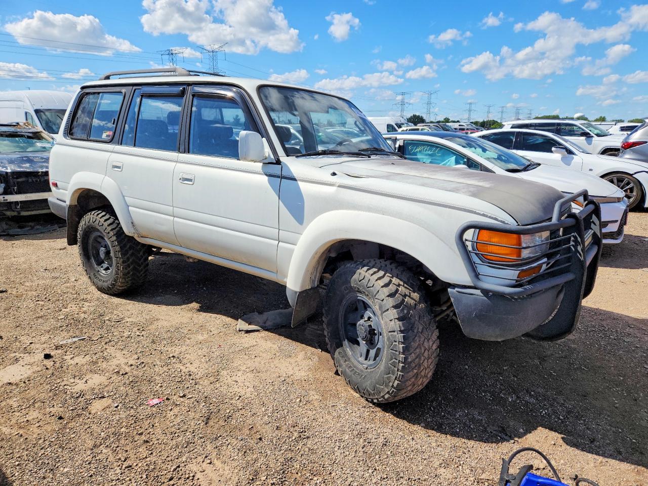 1992 Toyota Land Cruiser Fj80 White vin: JT3FJ80W6N0041559