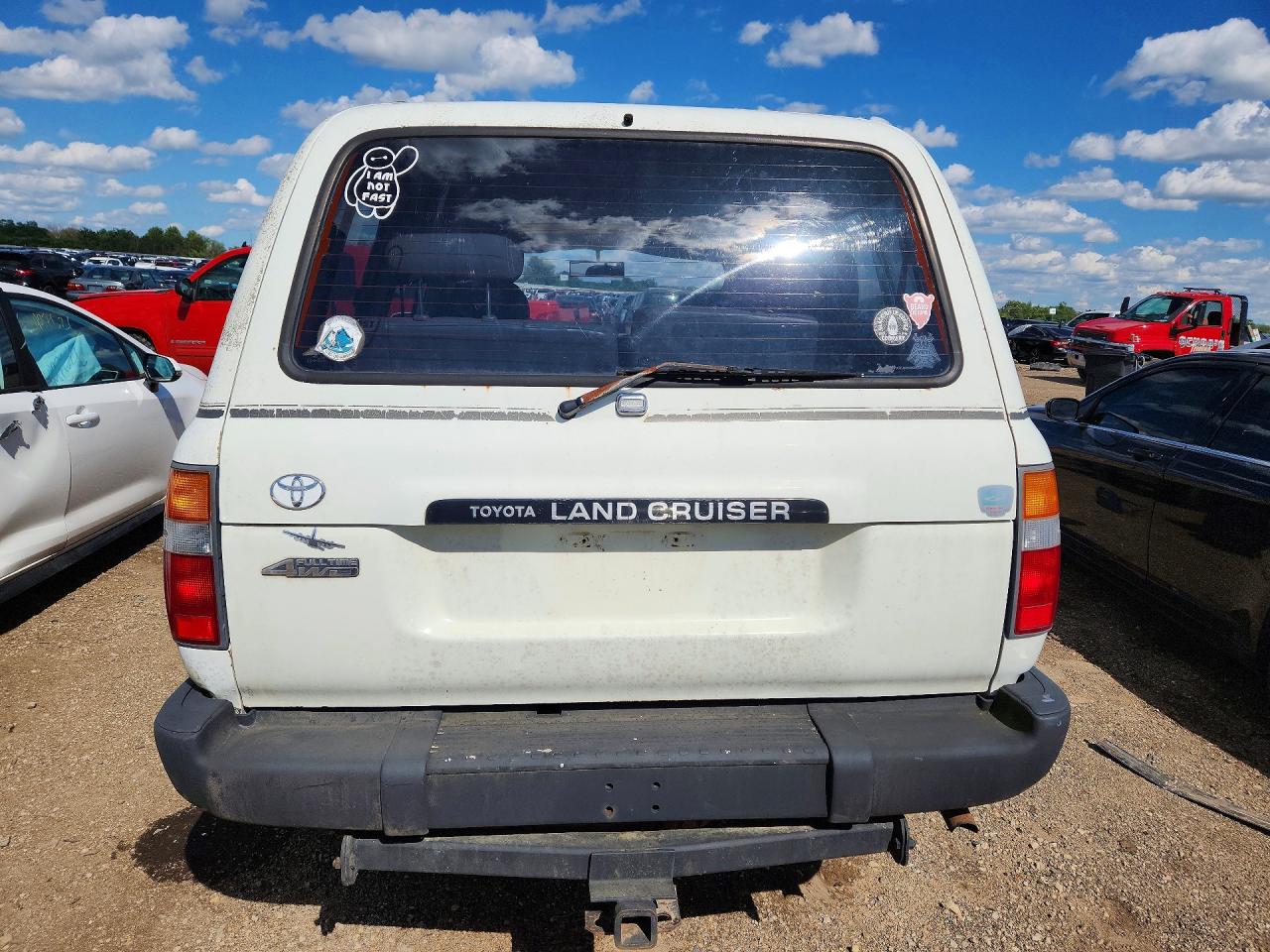 1992 Toyota Land Cruiser Fj80 White vin: JT3FJ80W6N0041559