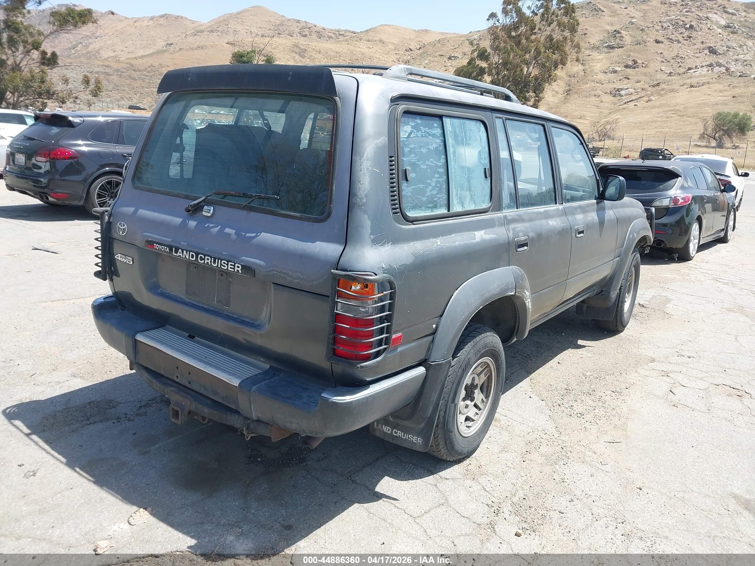 1992 Toyota Land Cruiser Fj80 Gray vin: JT3FJ80W6N0044705