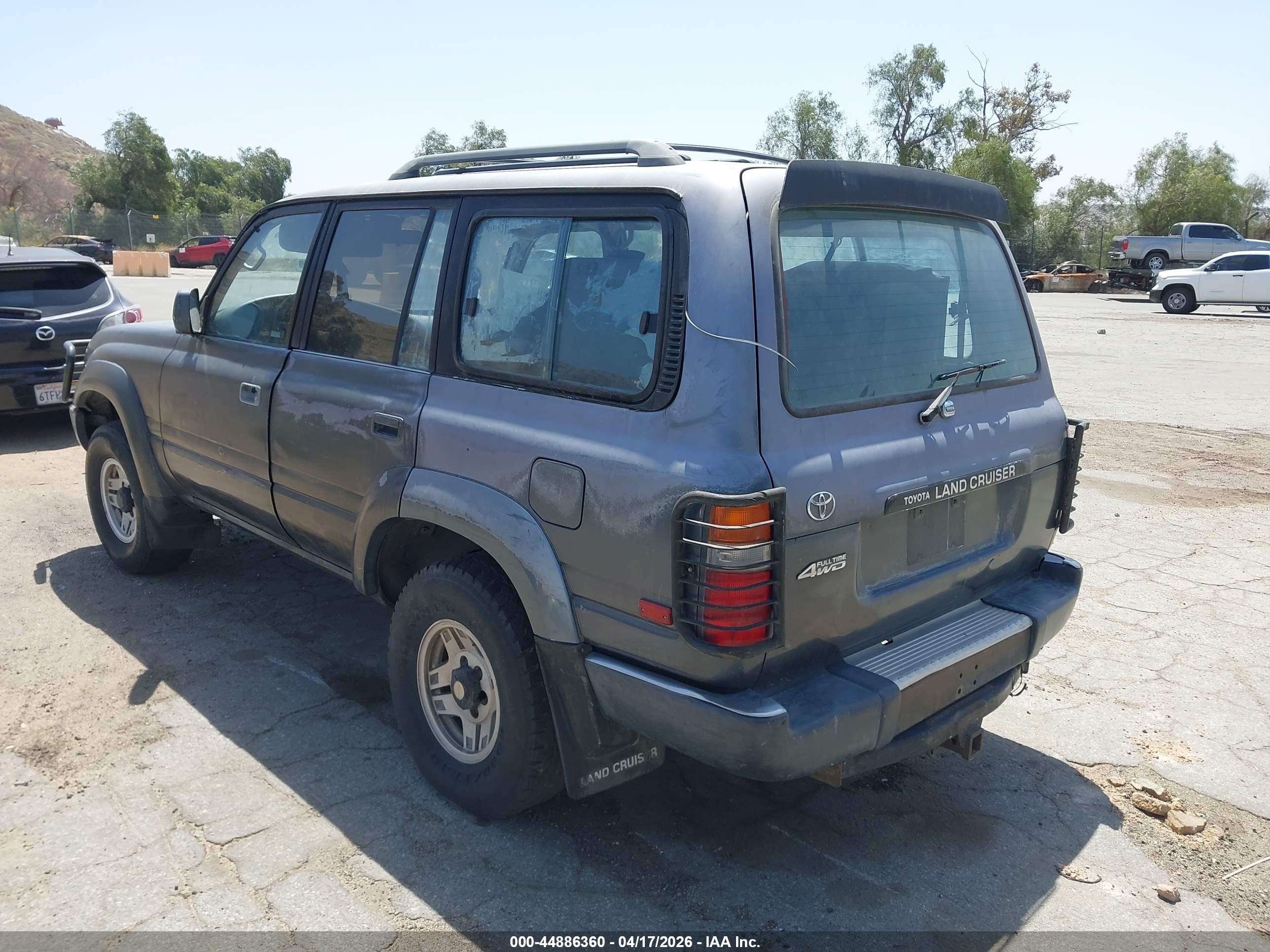 1992 Toyota Land Cruiser Fj80 Gray vin: JT3FJ80W6N0044705
