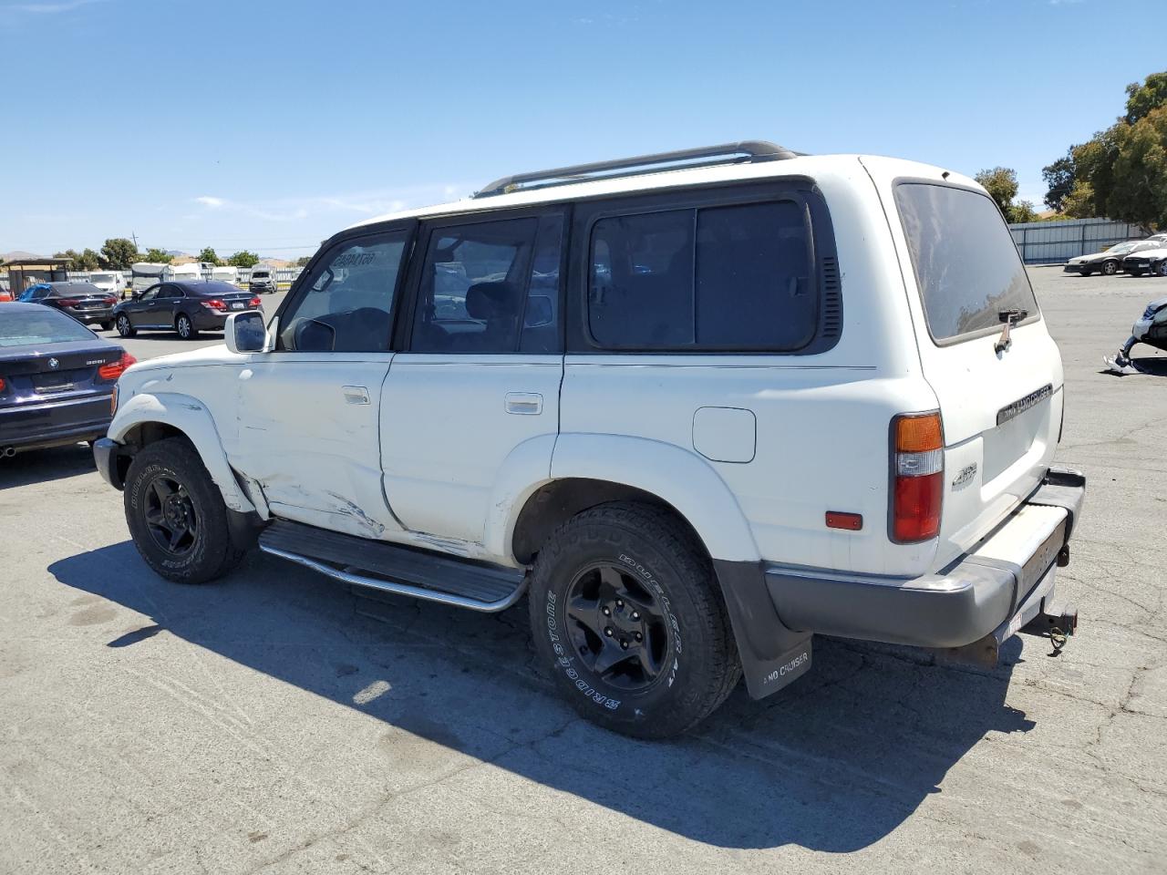 1992 Toyota Land Cruiser Fj80 White vin: JT3FJ80W6N0046552