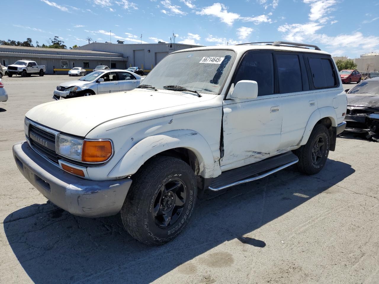 1992 Toyota Land Cruiser Fj80 Белый vin: JT3FJ80W6N0046552