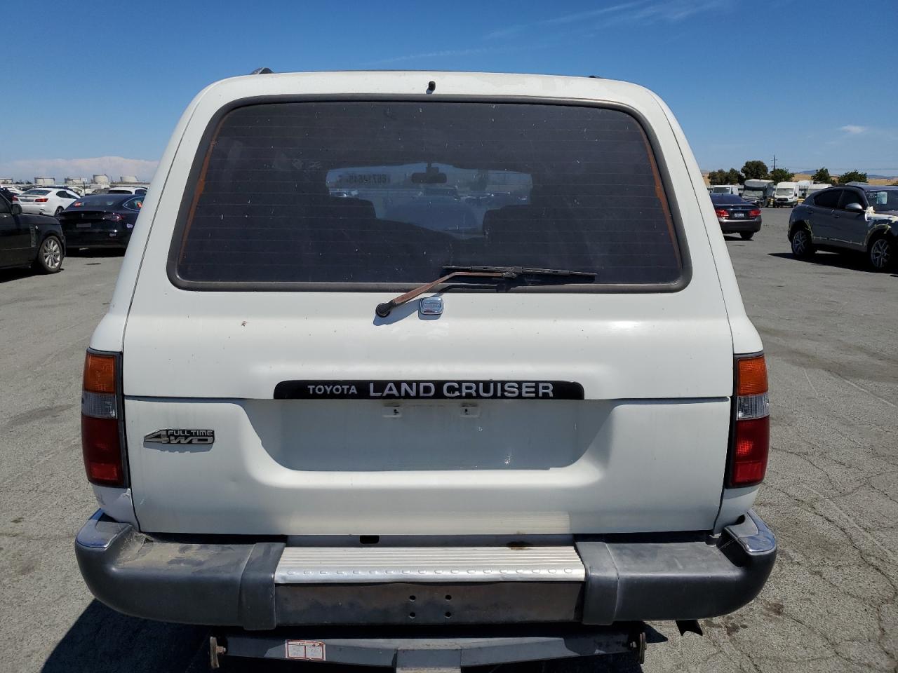 1992 Toyota Land Cruiser Fj80 White vin: JT3FJ80W6N0046552