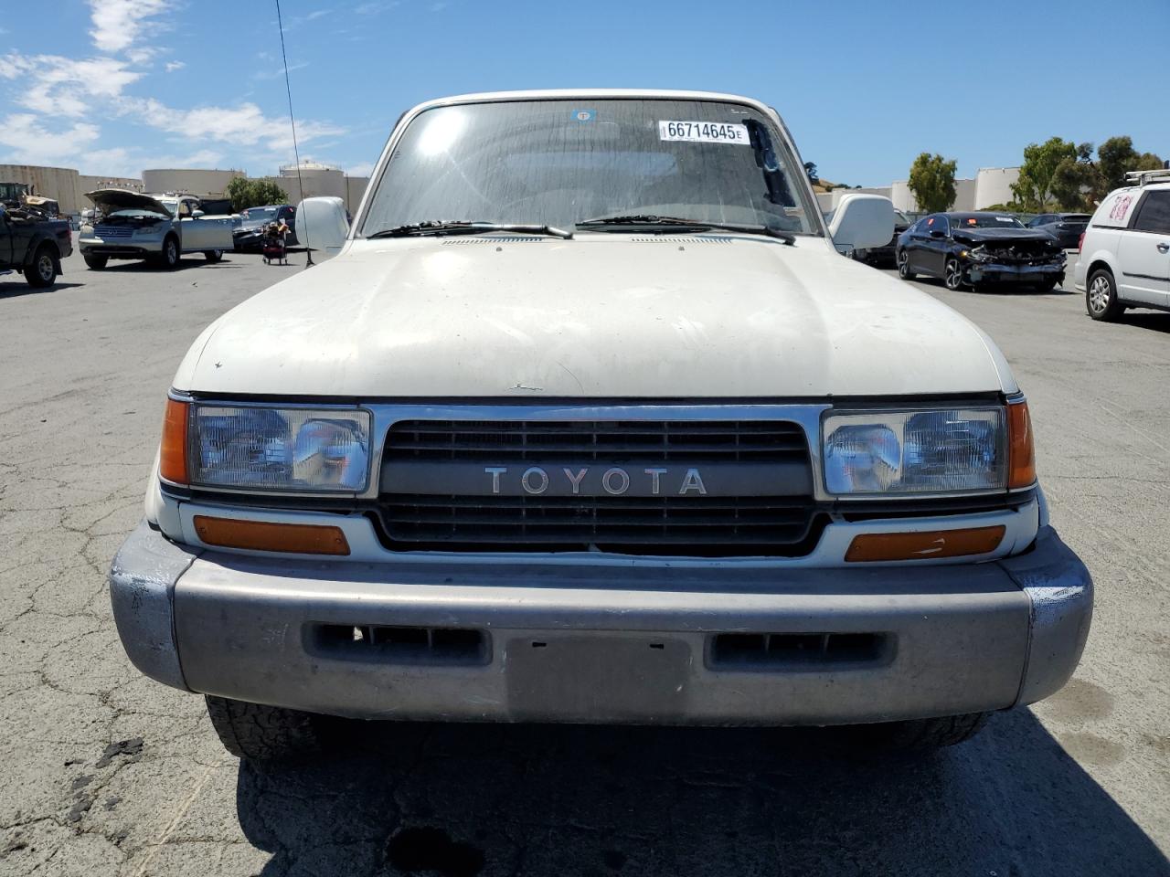 1992 Toyota Land Cruiser Fj80 White vin: JT3FJ80W6N0046552