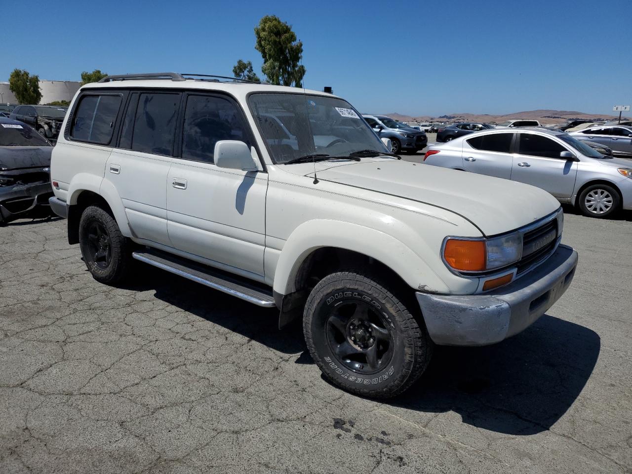1992 Toyota Land Cruiser Fj80 White vin: JT3FJ80W6N0046552
