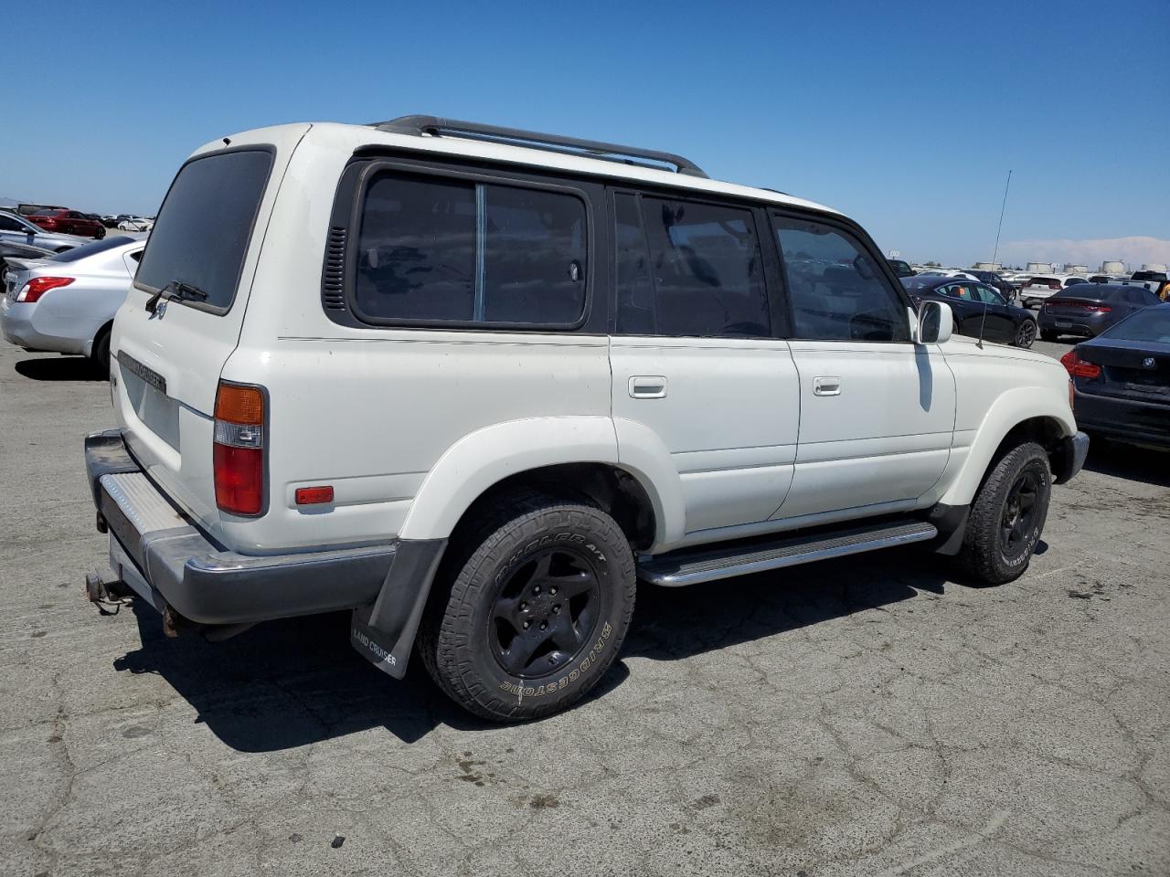 1992 Toyota Land Cruiser Fj80 White vin: JT3FJ80W6N0046552