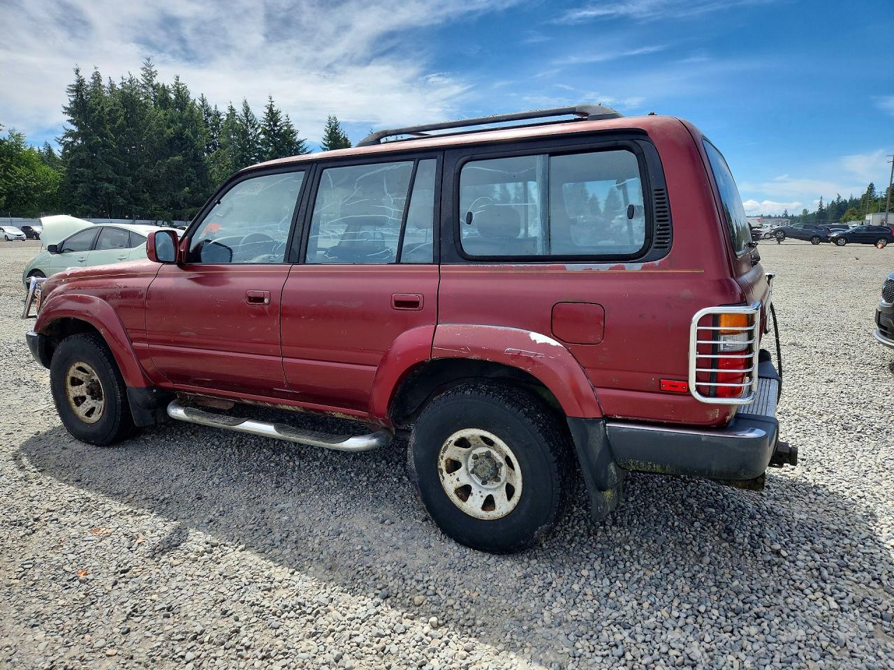 1992 Toyota Land Cruiser Fj80 Красный vin: JT3FJ80W7N0046740