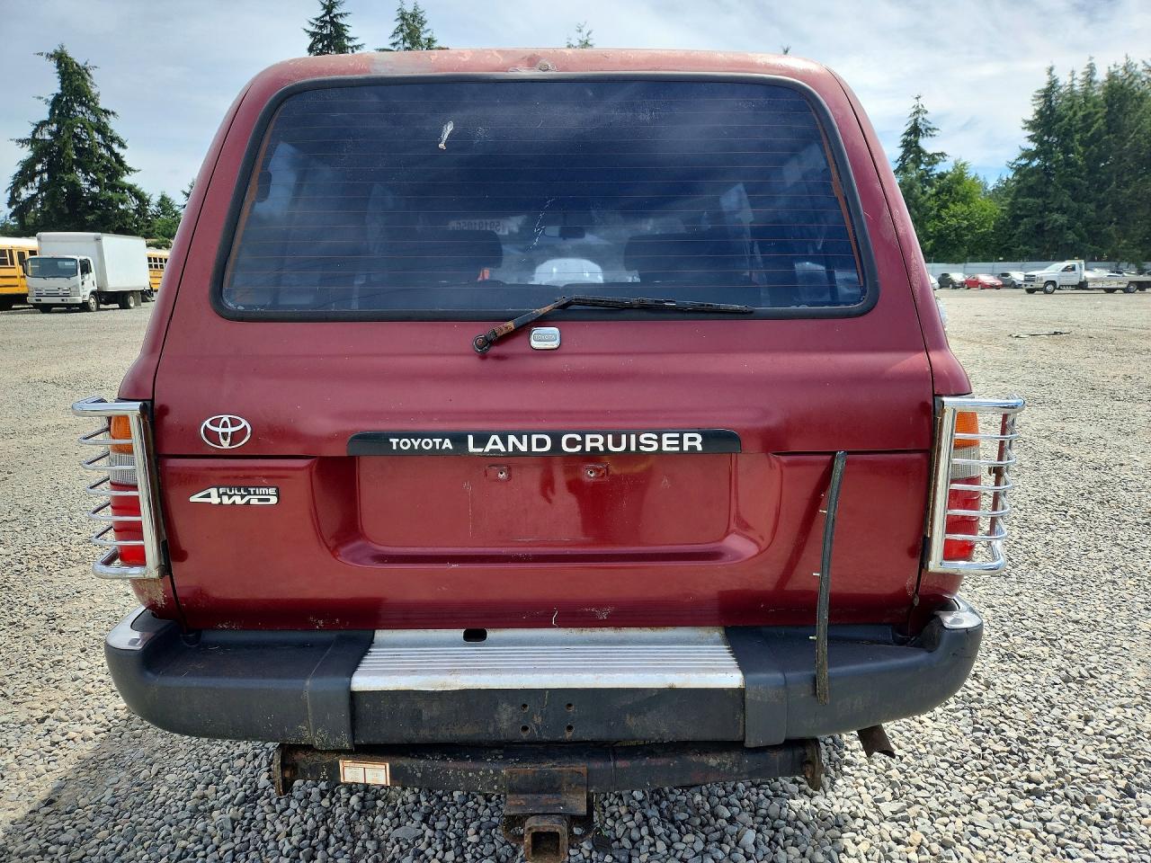 1992 Toyota Land Cruiser Fj80 Красный vin: JT3FJ80W7N0046740