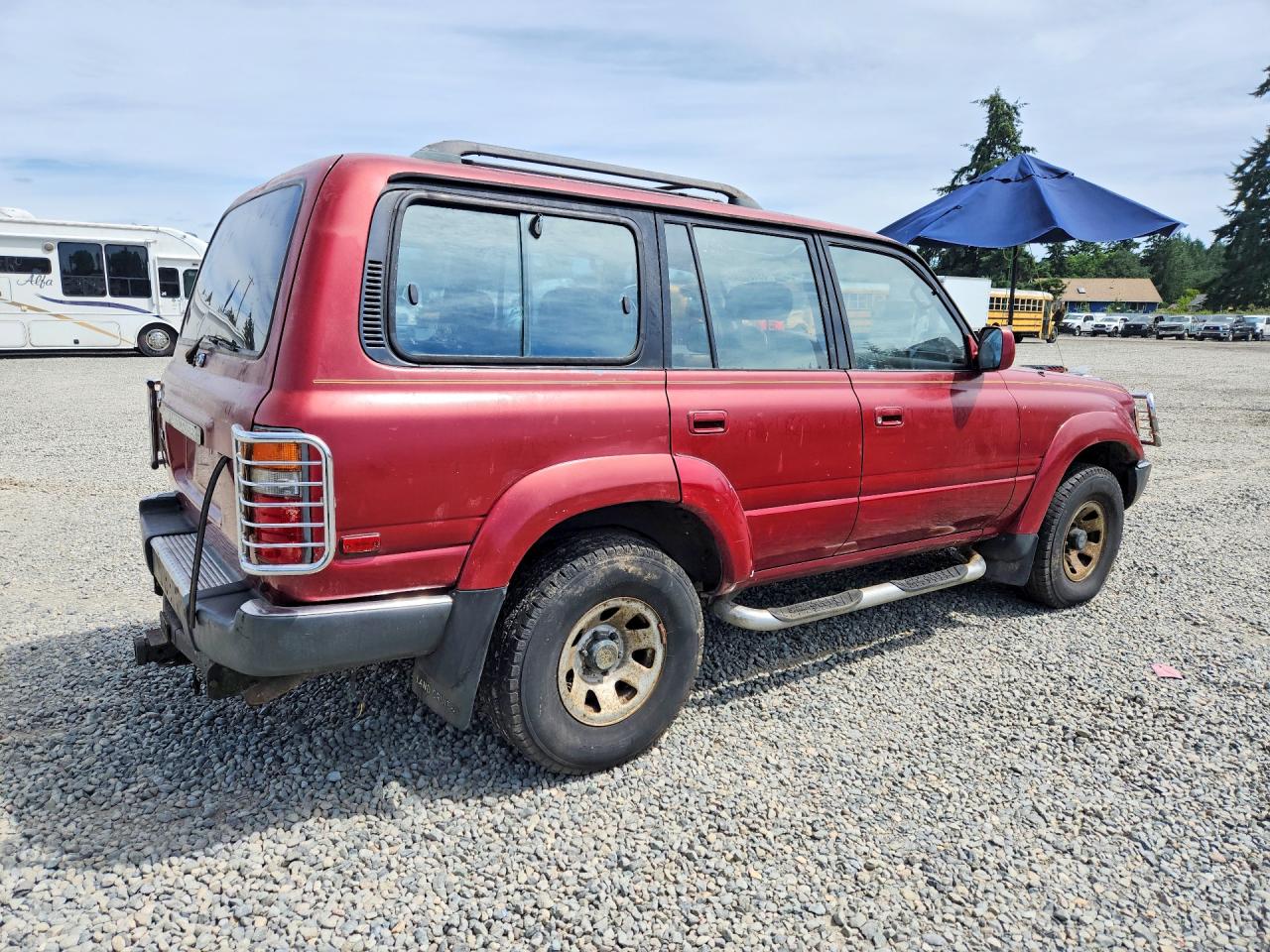 1992 Toyota Land Cruiser Fj80 Красный vin: JT3FJ80W7N0046740