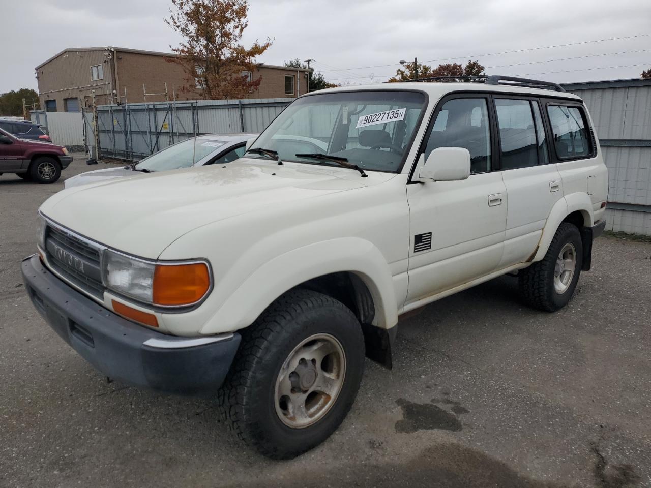1992 Toyota Land Cruiser Fj80 White vin: JT3FJ80W8N0050151