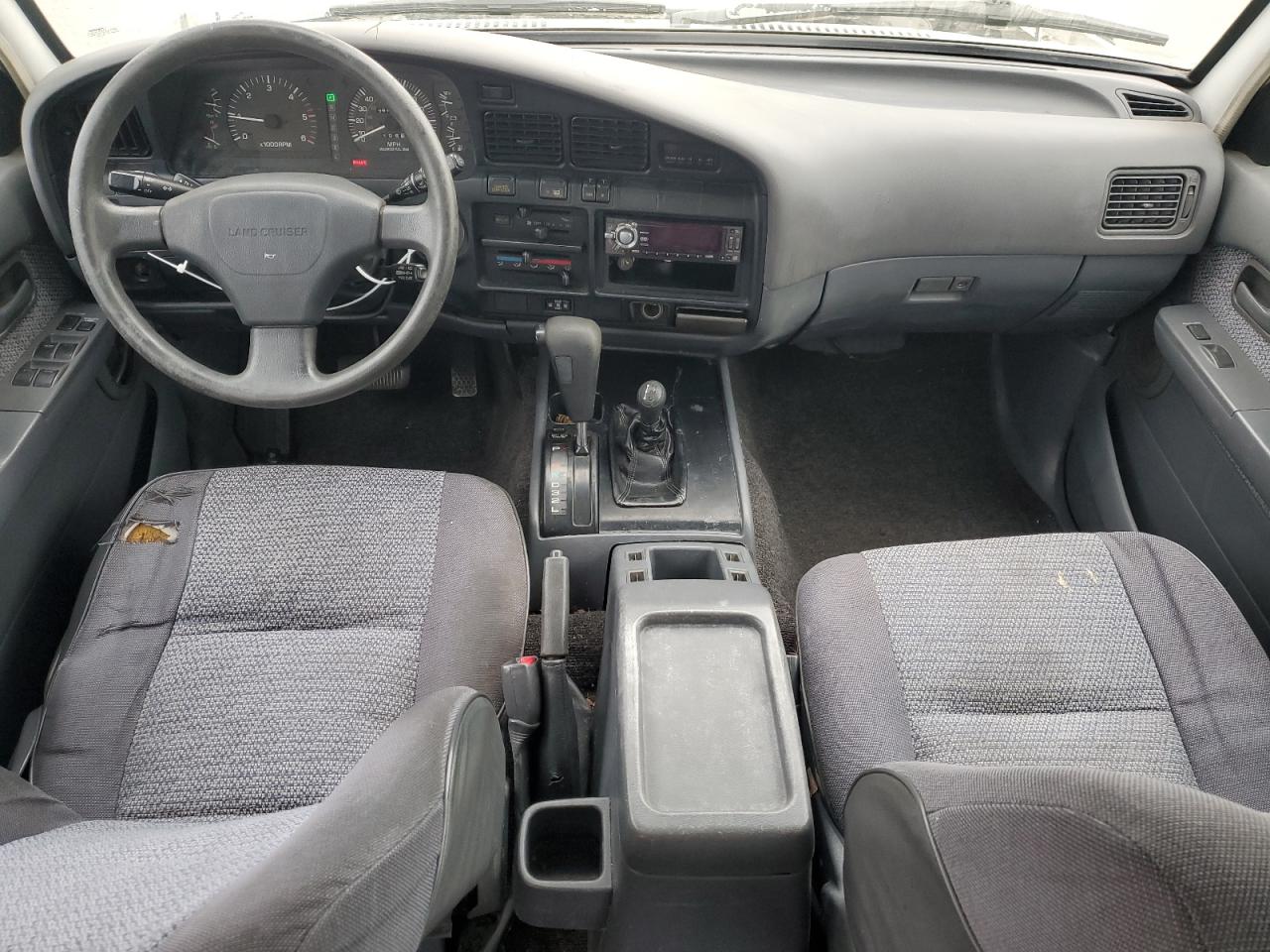 1992 Toyota Land Cruiser Fj80 White vin: JT3FJ80W8N0050151