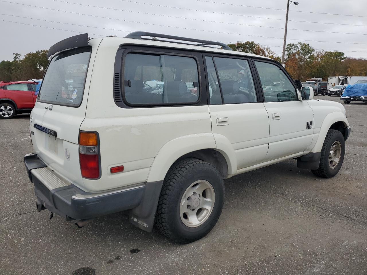 1992 Toyota Land Cruiser Fj80 White vin: JT3FJ80W8N0050151