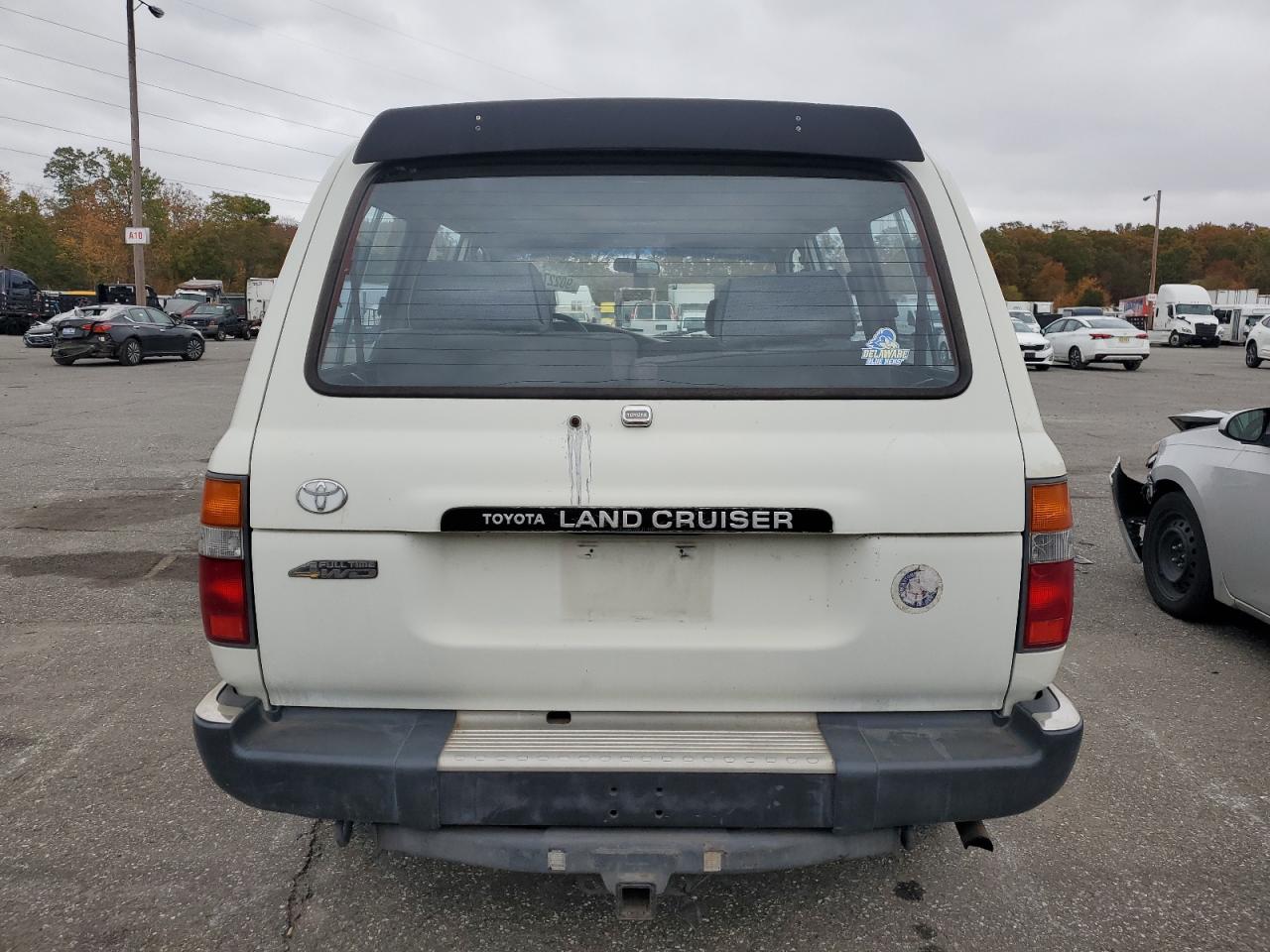 1992 Toyota Land Cruiser Fj80 White vin: JT3FJ80W8N0050151