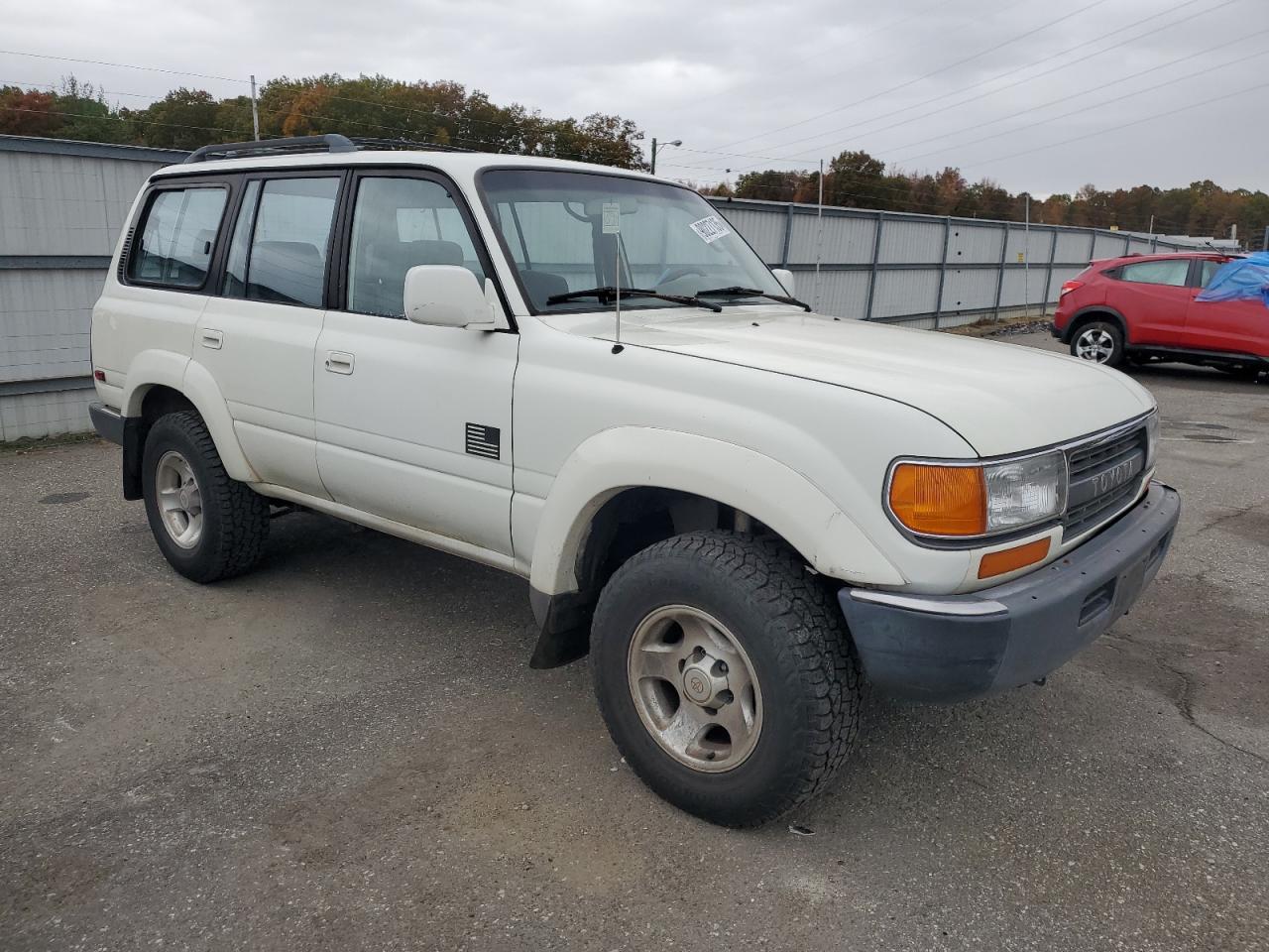 1992 Toyota Land Cruiser Fj80 White vin: JT3FJ80W8N0050151