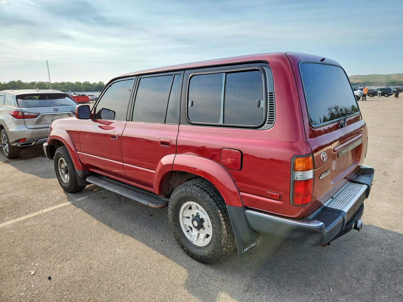 1991 Toyota Land Cruiser Fj80 Burgundy vin: JT3FJ80W9M0026505