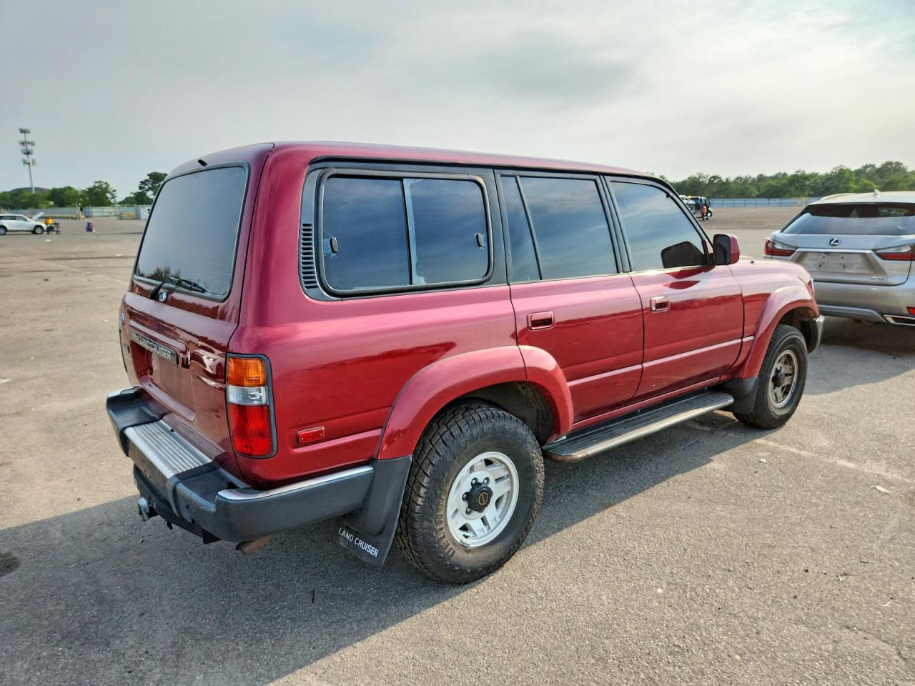 1991 Toyota Land Cruiser Fj80 Burgundy vin: JT3FJ80W9M0026505