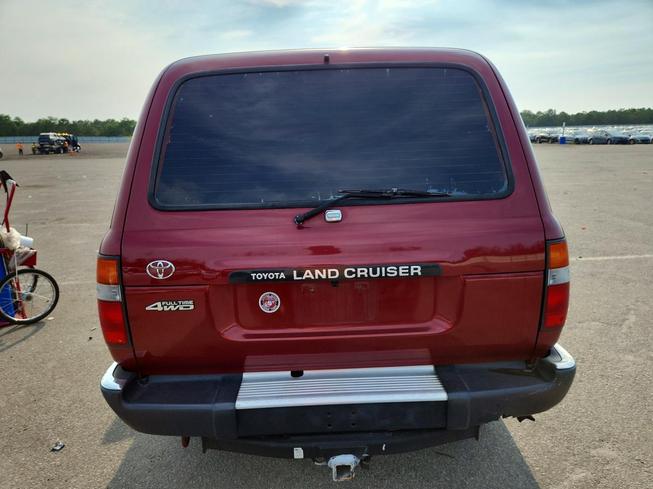 1991 Toyota Land Cruiser Fj80 Burgundy vin: JT3FJ80W9M0026505