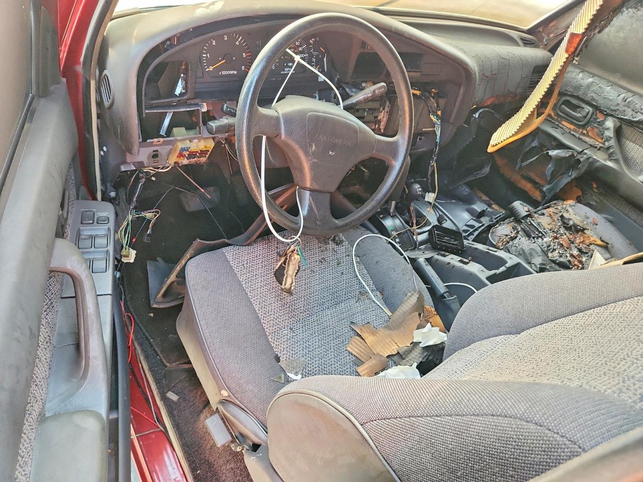 1991 Toyota Land Cruiser Fj80 Burgundy vin: JT3FJ80W9M0026505