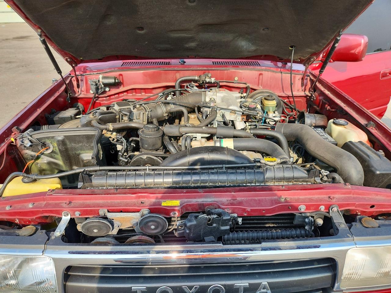 1991 Toyota Land Cruiser Fj80 Burgundy vin: JT3FJ80W9M0026505