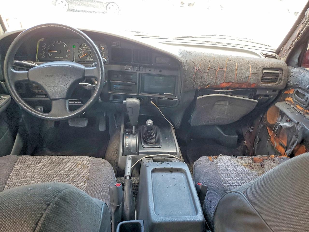 1991 Toyota Land Cruiser Fj80 Red vin: JT3FJ80W9M0026505