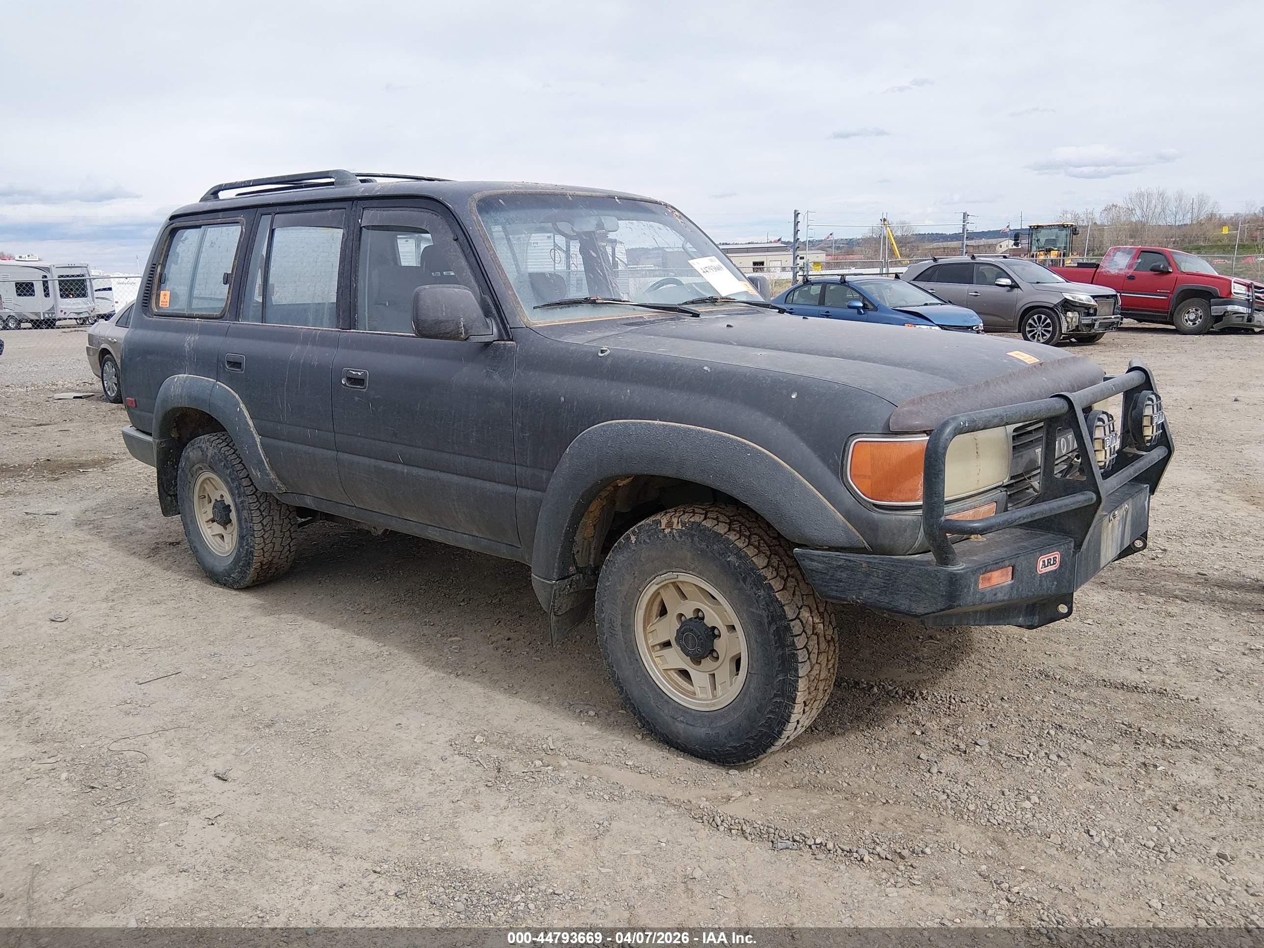 1992 Toyota Land Cruiser Fj80 Зеленый vin: JT3FJ80W9N0047209