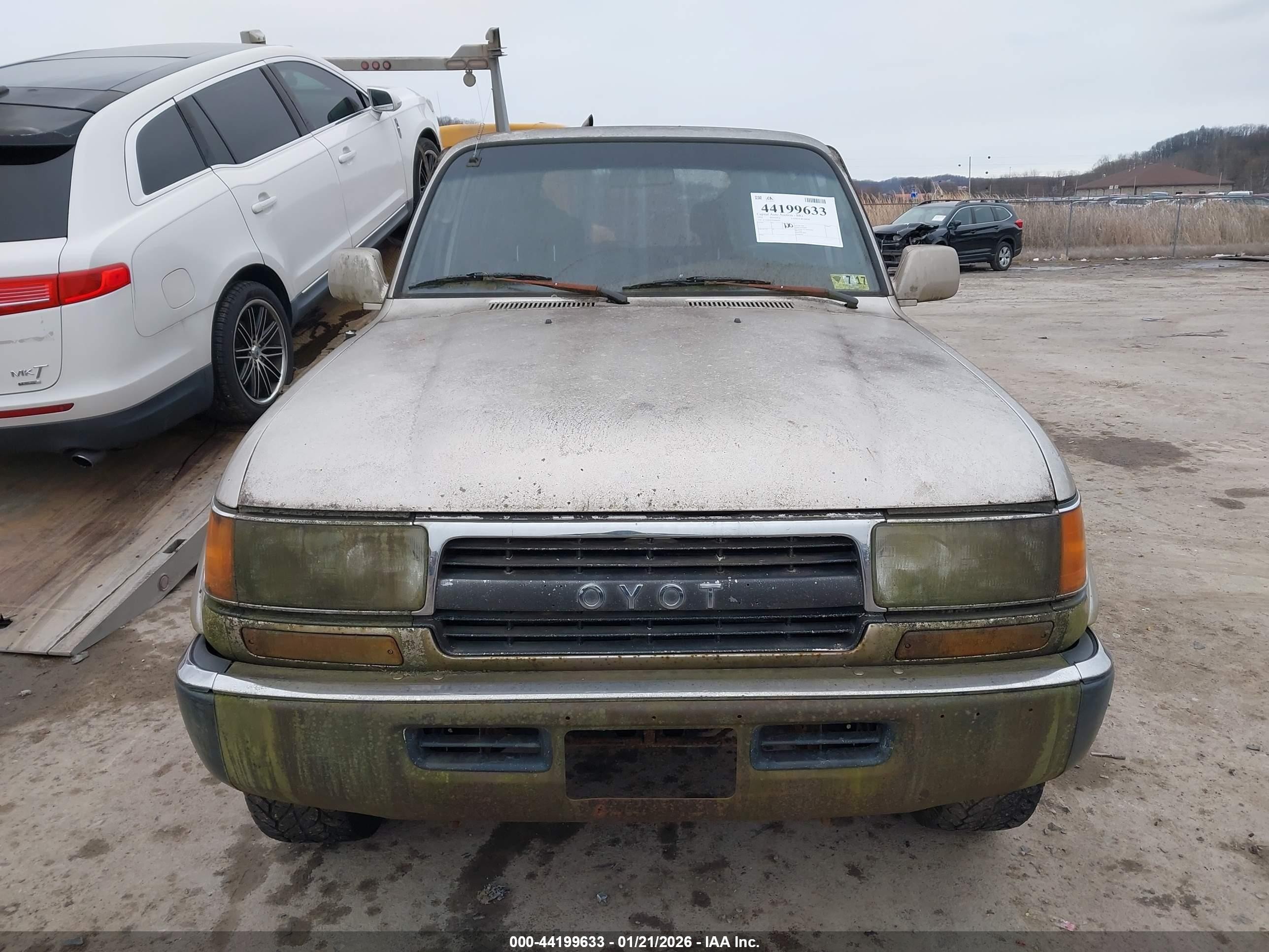 1992 Toyota Land Cruiser Fj80 Золотой vin: JT3FJ80W9N0048490