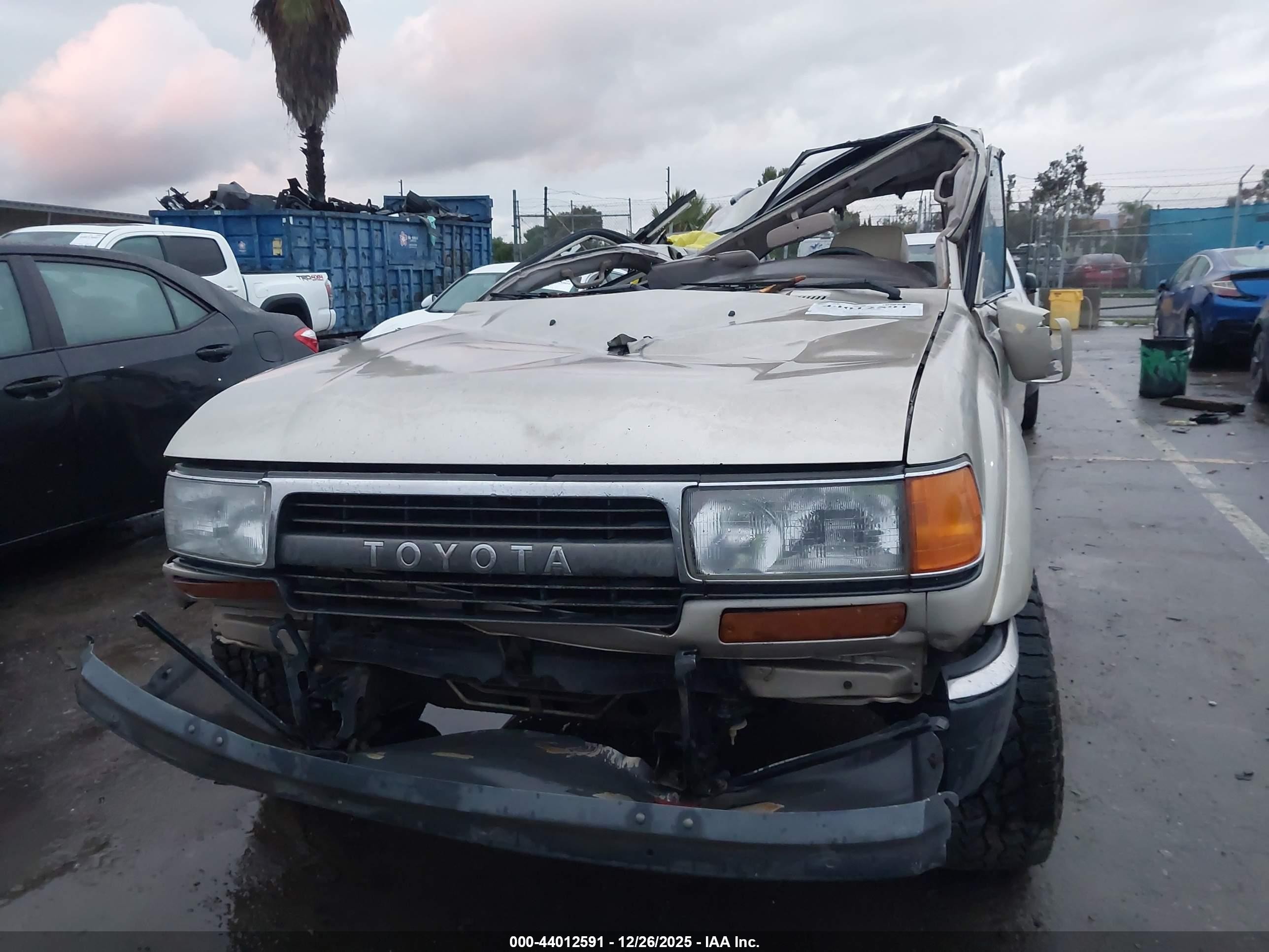 1991 Toyota Land Cruiser Fj80 Champagne vin: JT3FJ80WXM0004366