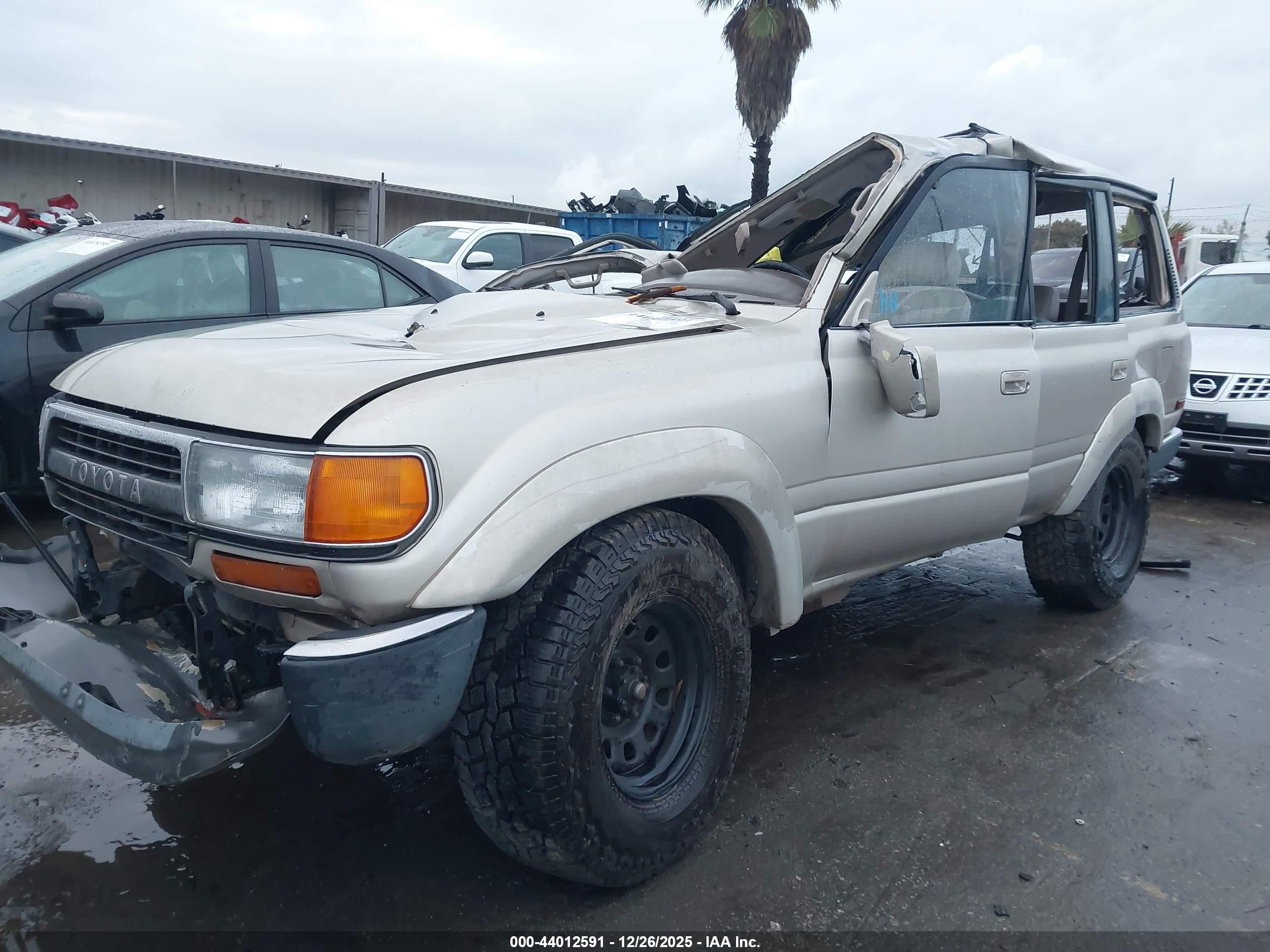 1991 Toyota Land Cruiser Fj80 Champagne vin: JT3FJ80WXM0004366