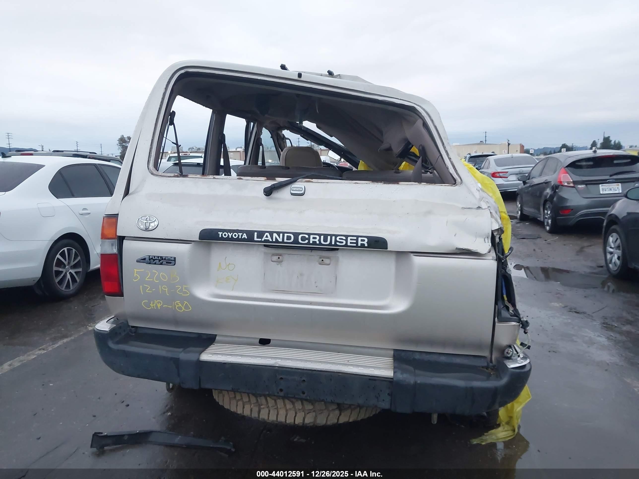1991 Toyota Land Cruiser Fj80 Champagne vin: JT3FJ80WXM0004366