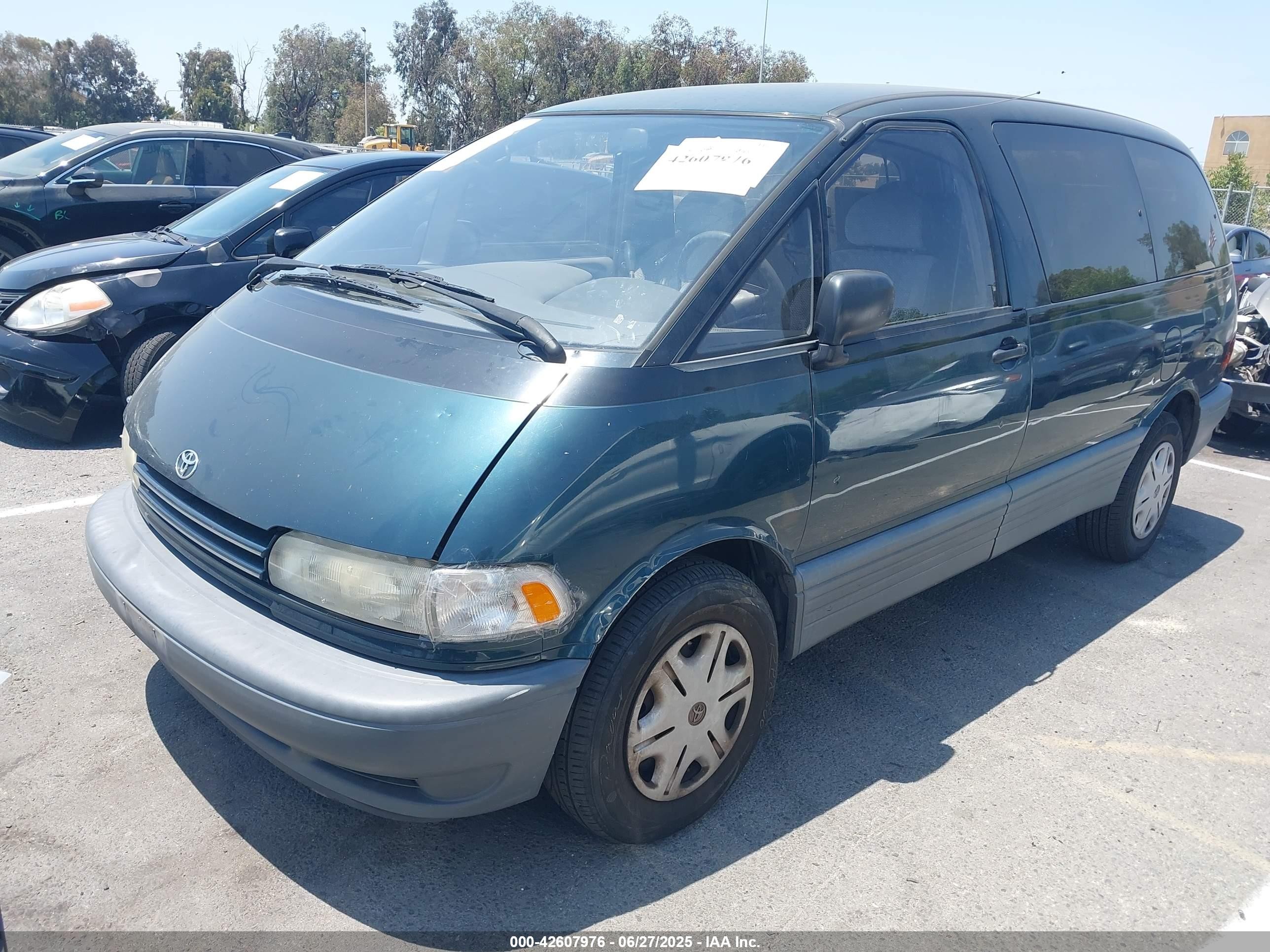 1997 Toyota Previa Dx S/c Green vin: JT3GK12M0V1271757
