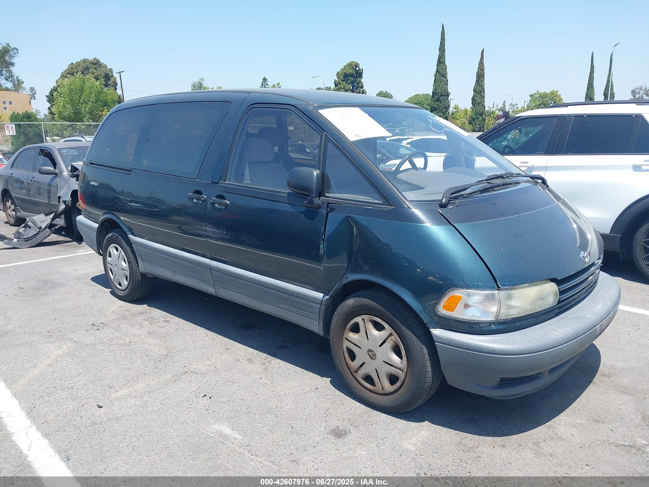 1997 Toyota Previa Dx S/c Green vin: JT3GK12M0V1271757