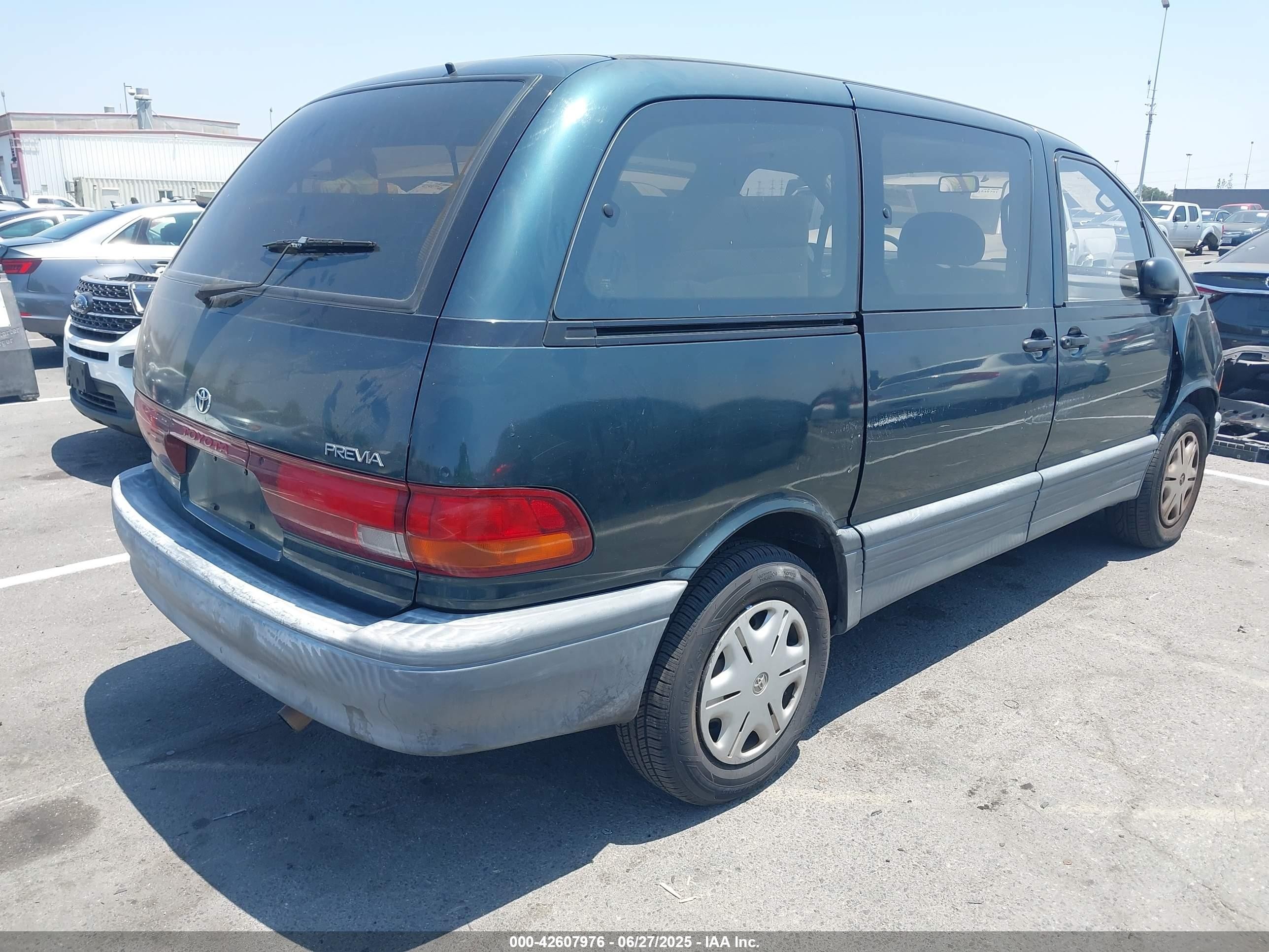 1997 Toyota Previa Dx S/c Green vin: JT3GK12M0V1271757