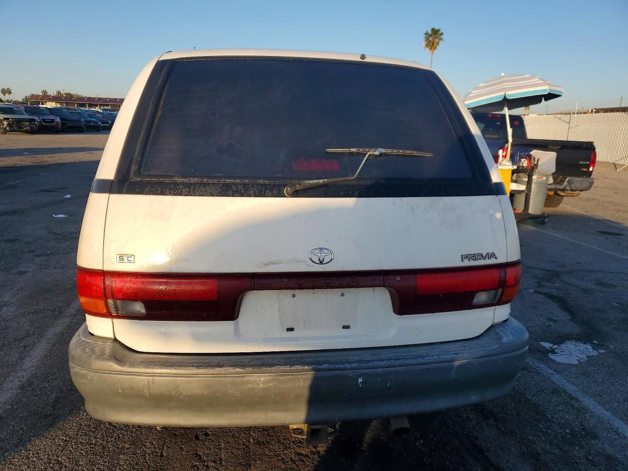 1997 Toyota Previa Dx White vin: JT3GK12M4V1270207