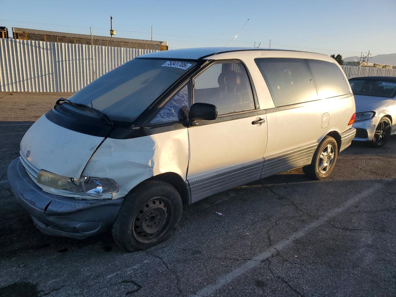 1997 Toyota Previa Dx White vin: JT3GK12M4V1270207