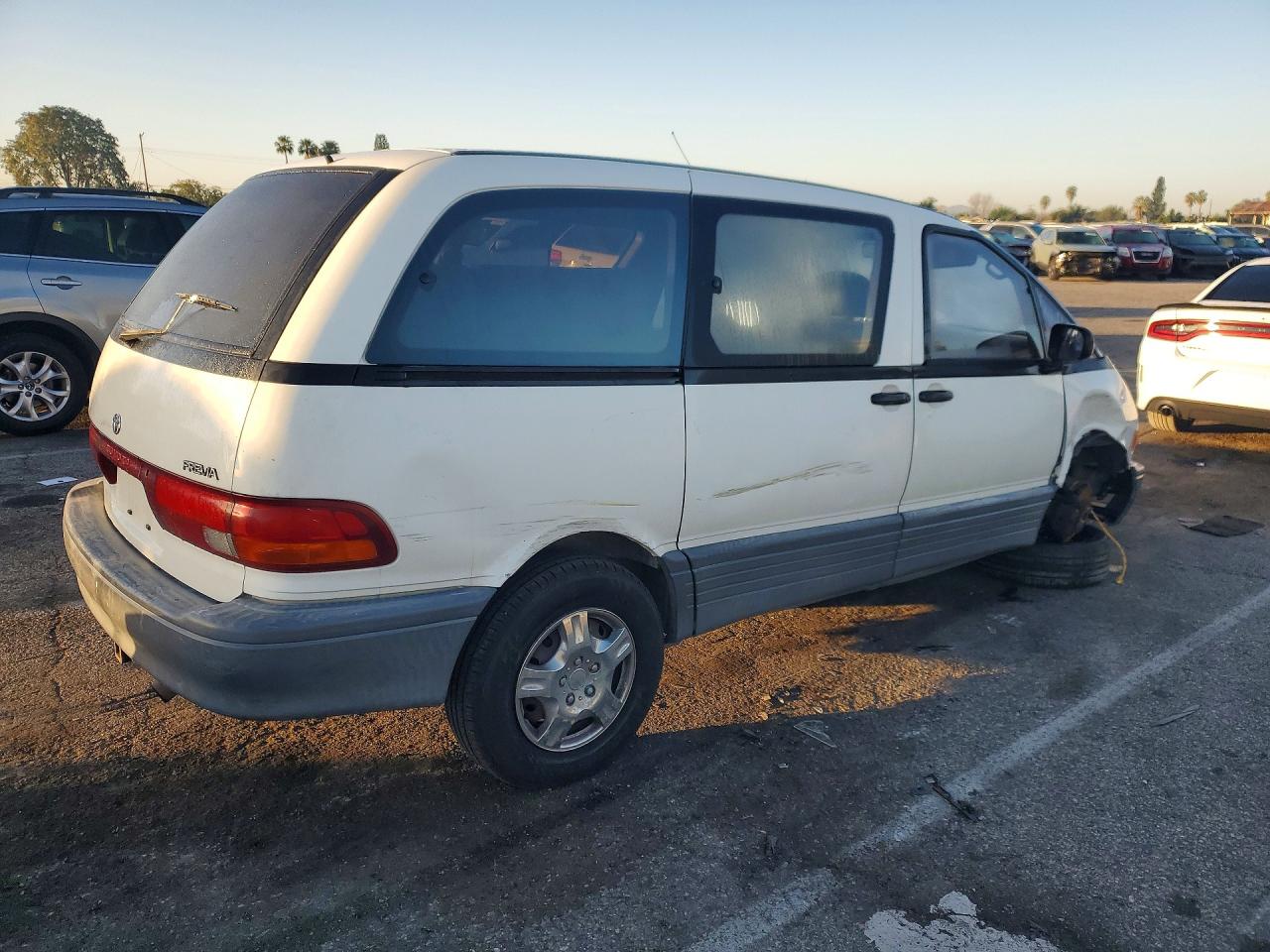 1997 Toyota Previa Dx White vin: JT3GK12M4V1270207