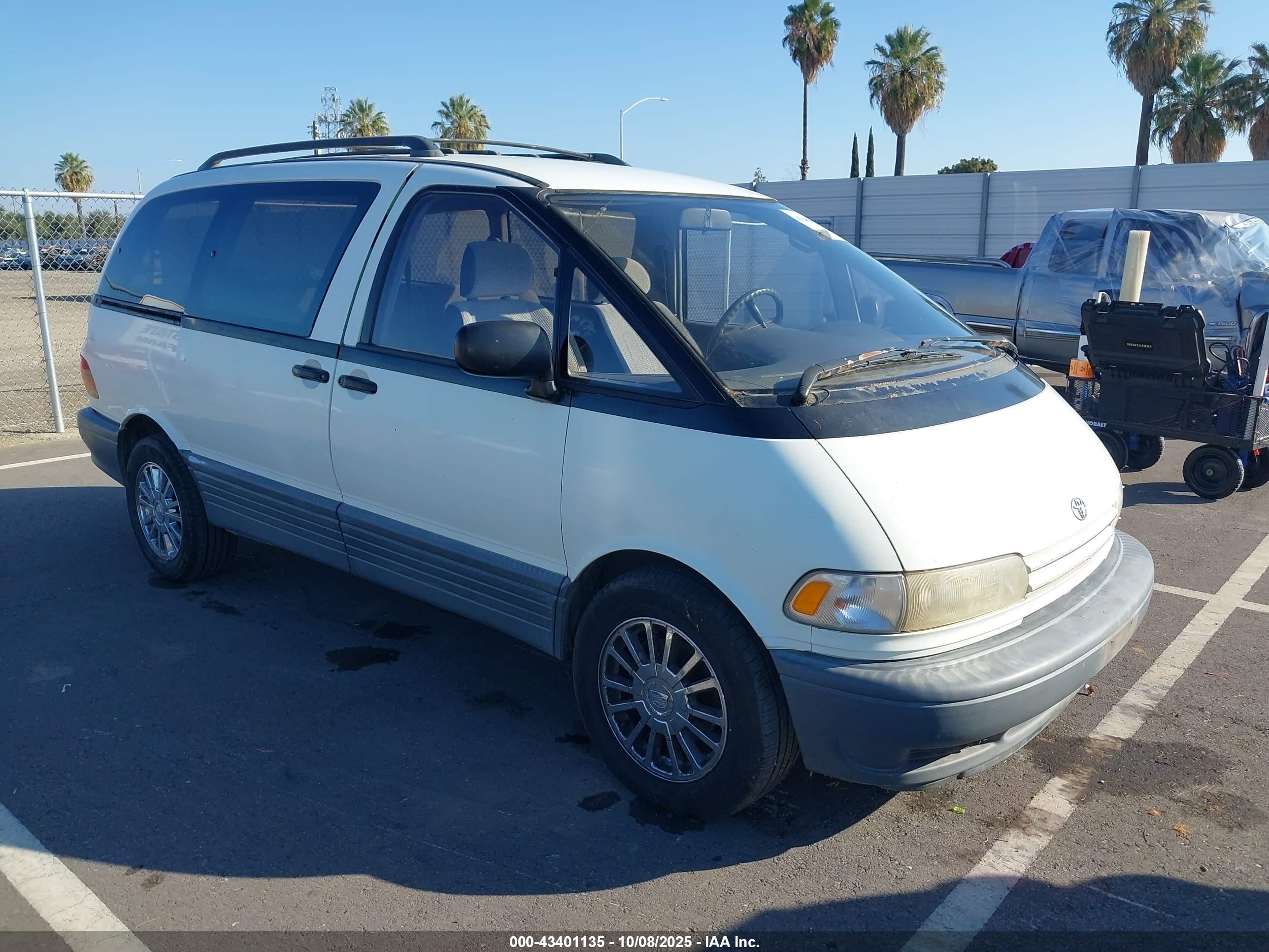 1997 Toyota Previa Dx S/c White vin: JT3GK12M5V1262133