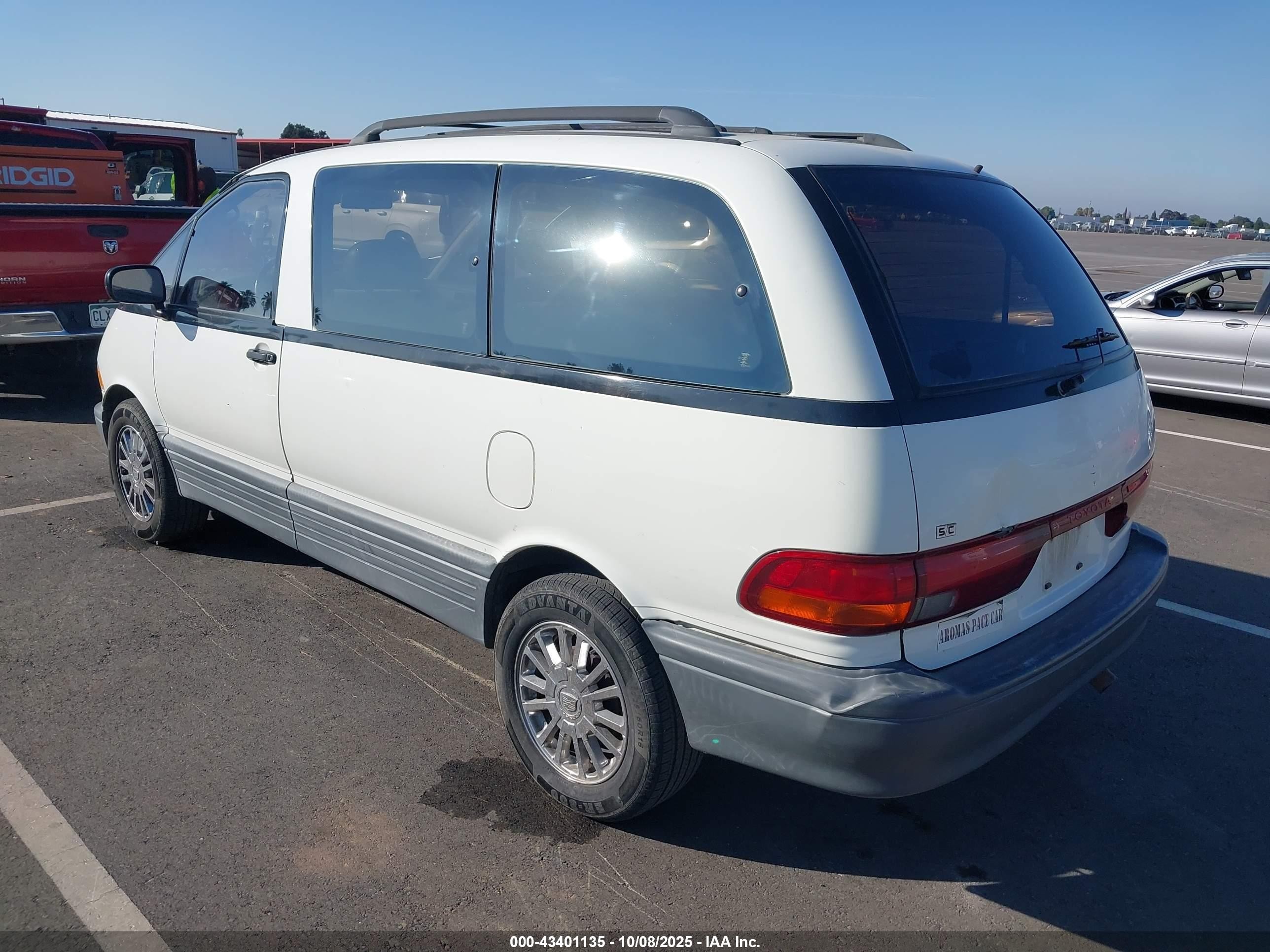 1997 Toyota Previa Dx S/c White vin: JT3GK12M5V1262133