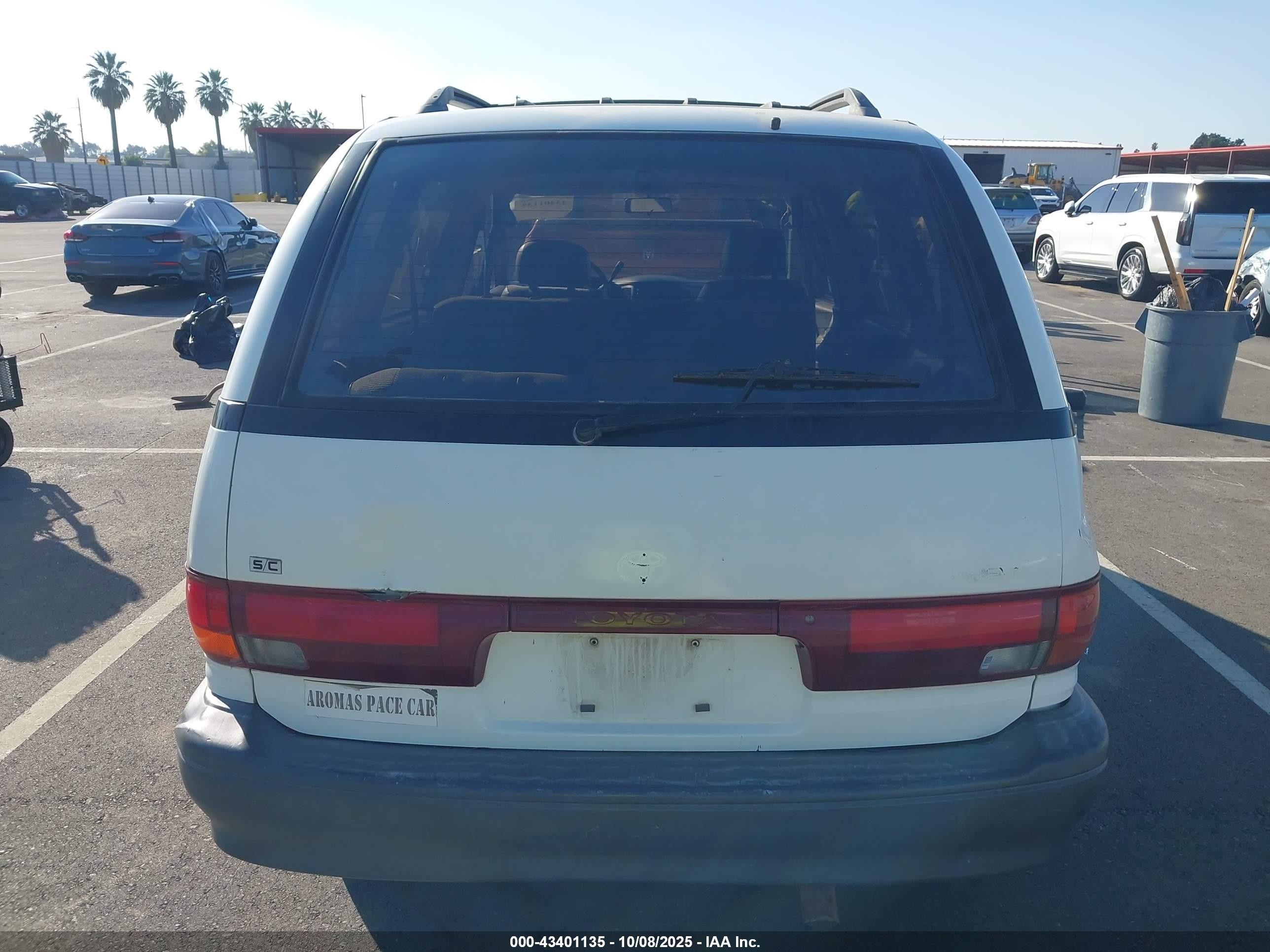 1997 Toyota Previa Dx S/c White vin: JT3GK12M5V1262133