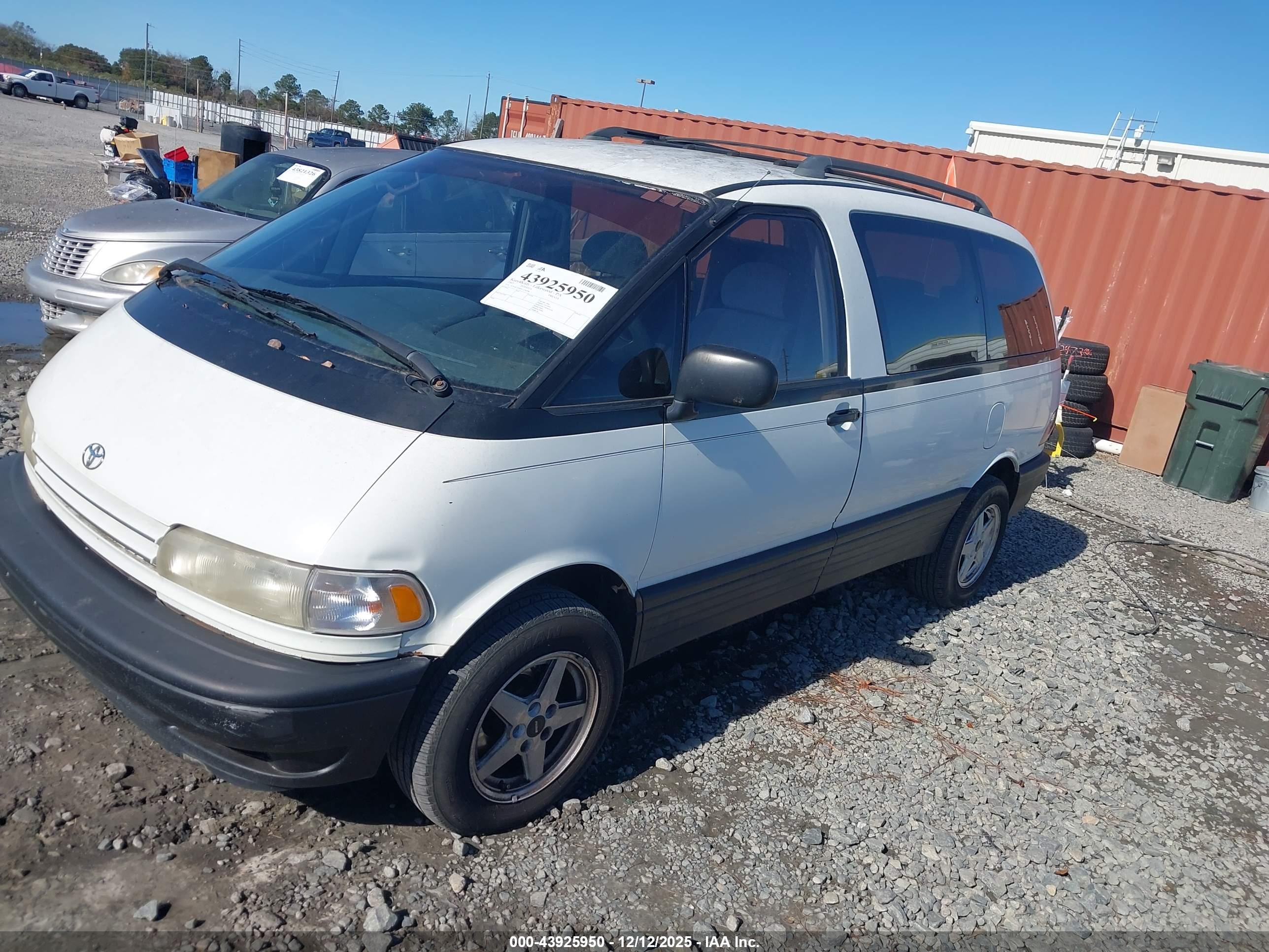 1997 Toyota Previa Dx S/c White vin: JT3GK12M9V1256206