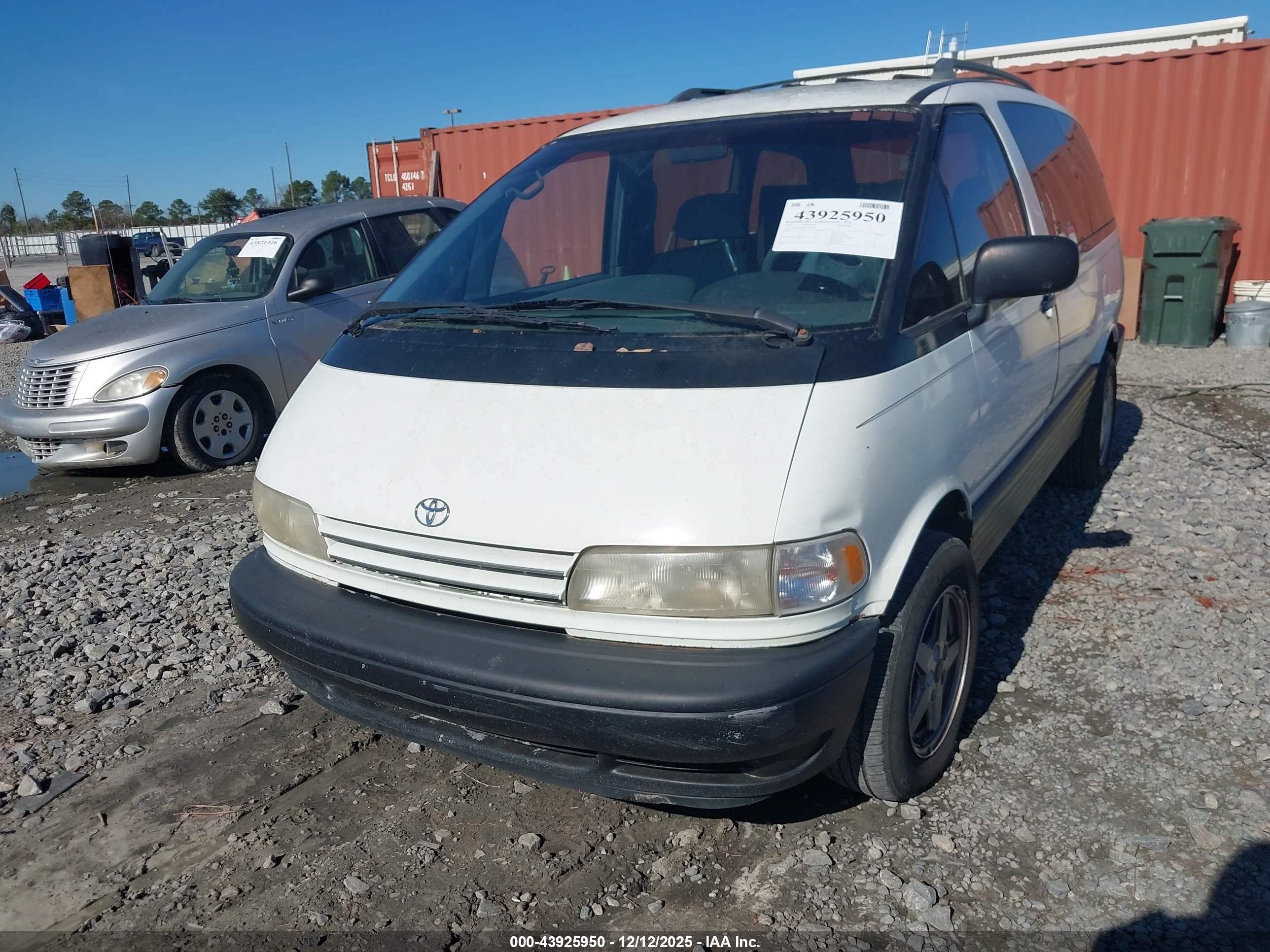 1997 Toyota Previa Dx S/c White vin: JT3GK12M9V1256206
