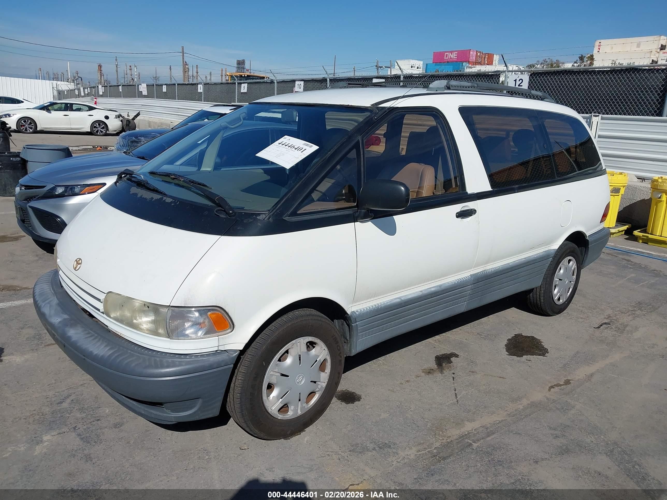 1997 Toyota Previa Dx White vin: JT3GK12MXV1273807