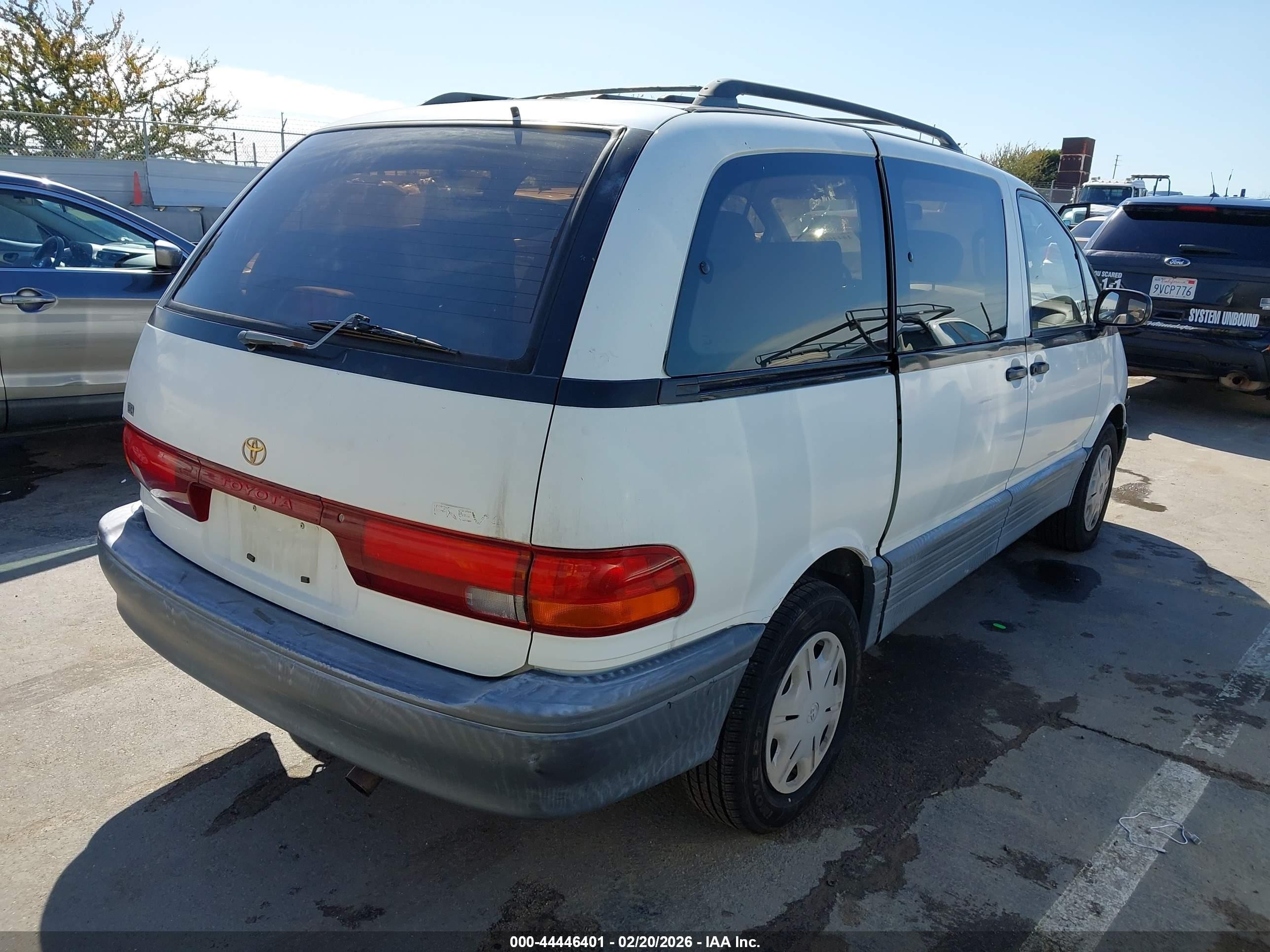1997 Toyota Previa Dx White vin: JT3GK12MXV1273807