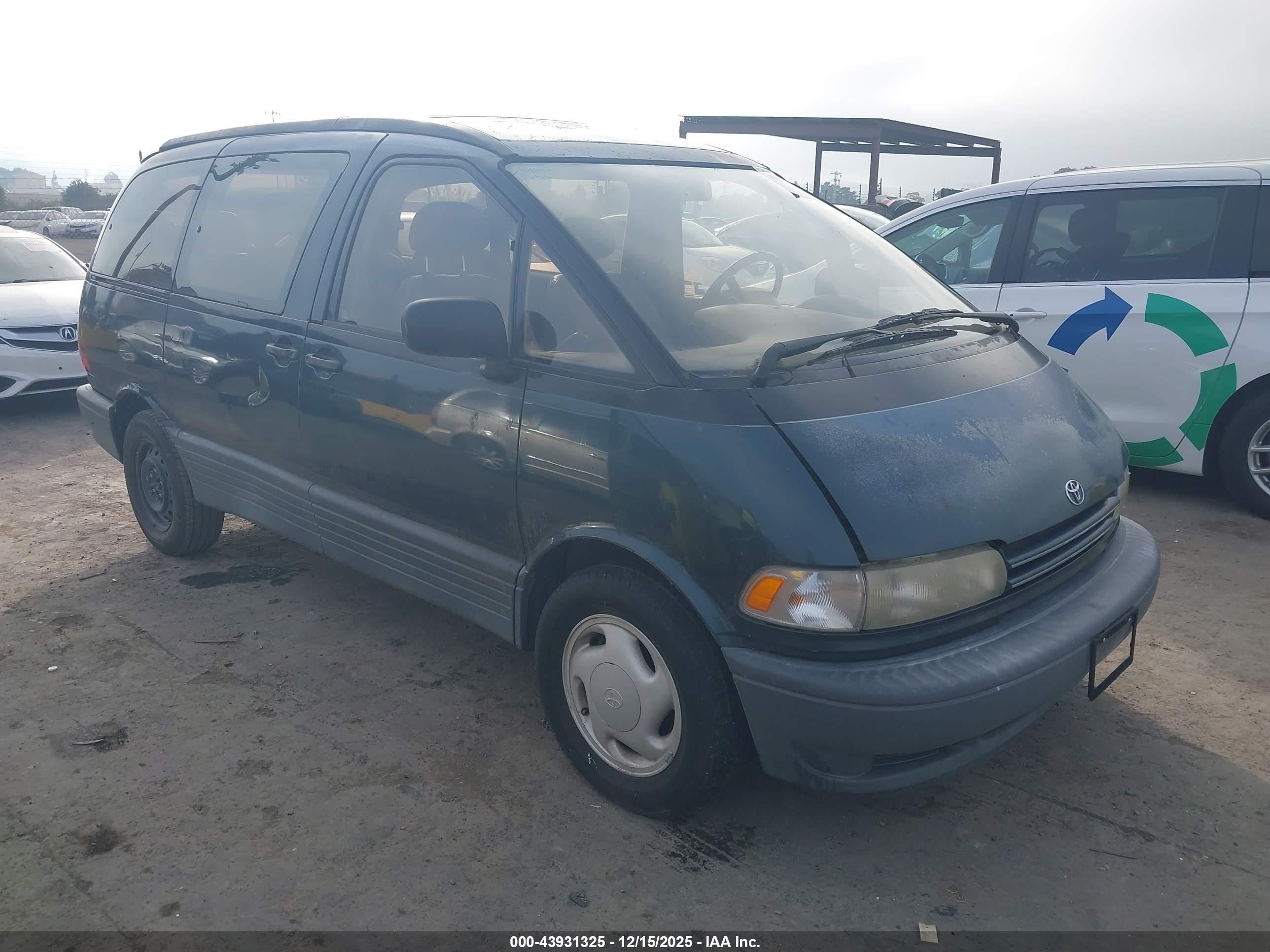 1997 Toyota Previa Le S/c Green vin: JT3GK13M2V1278482