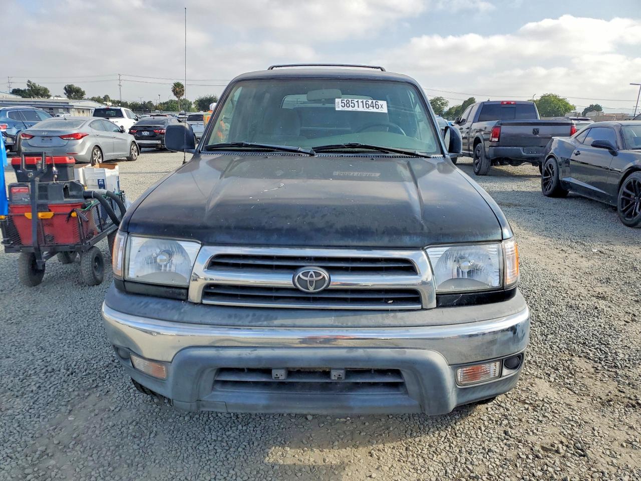 2000 Toyota 4runner Base Black vin: JT3GM84R2Y0064938