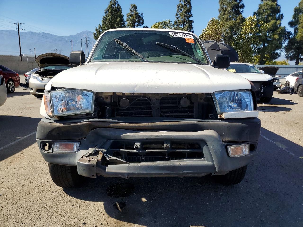 1999 Toyota 4runner Base White vin: JT3GM84R5X0048215
