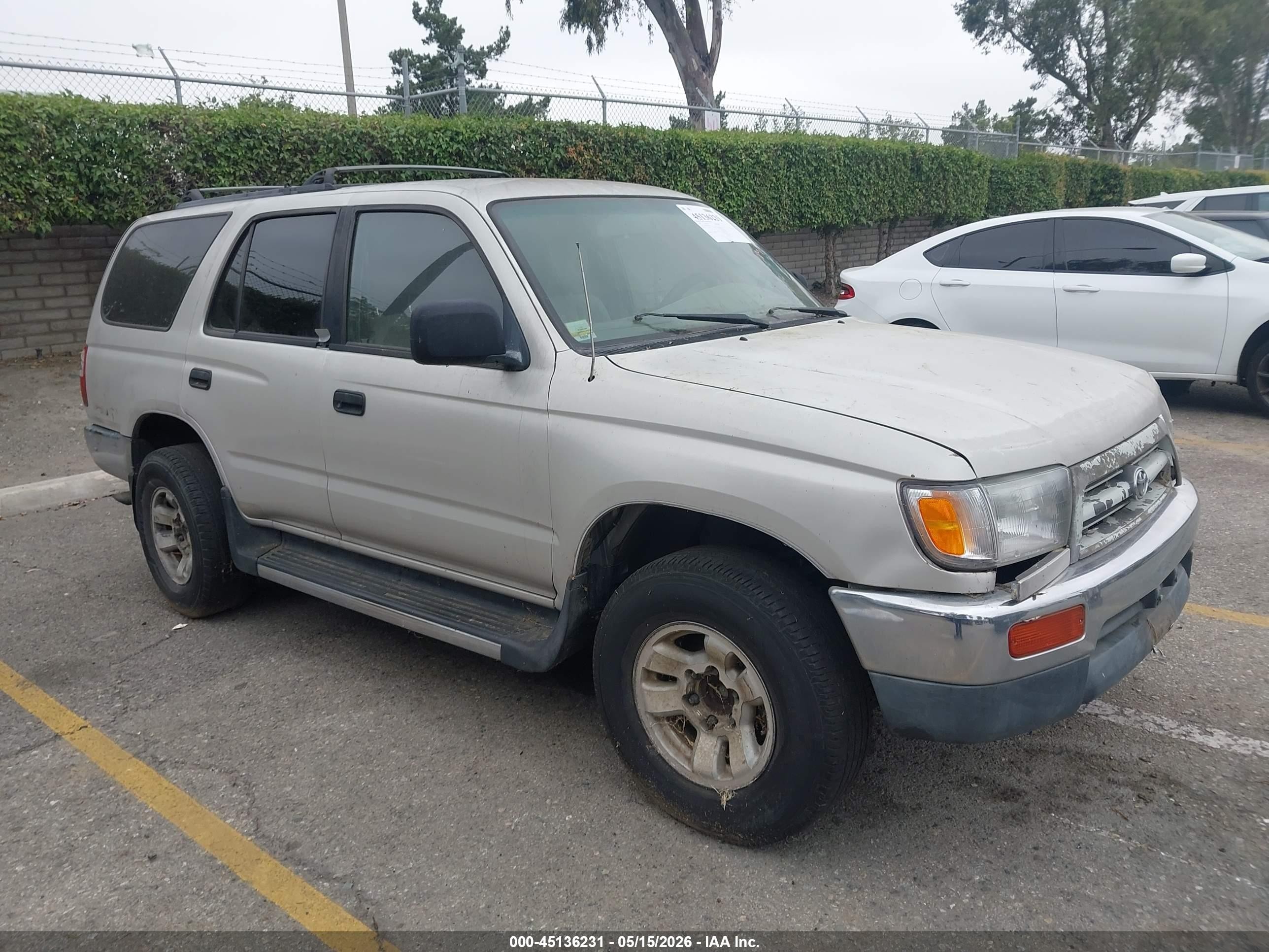 1997 Toyota 4runner Gray vin: JT3GM84R8V0019742