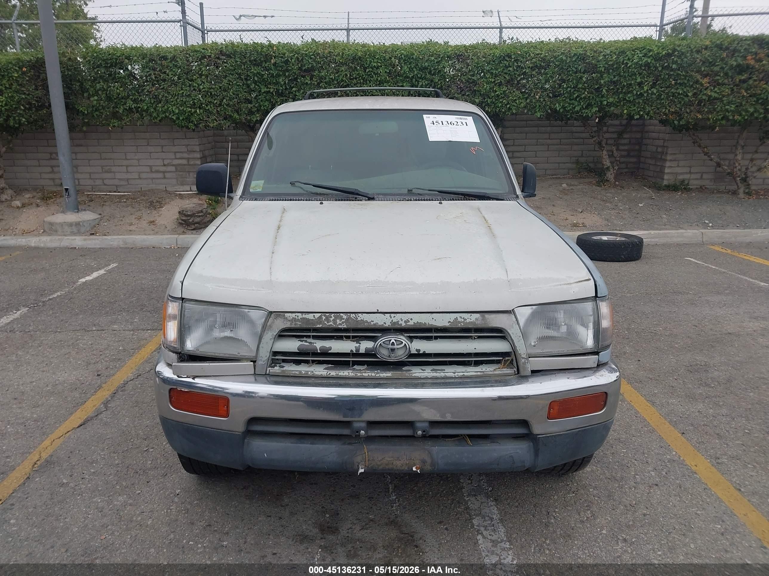 1997 Toyota 4runner Gray vin: JT3GM84R8V0019742