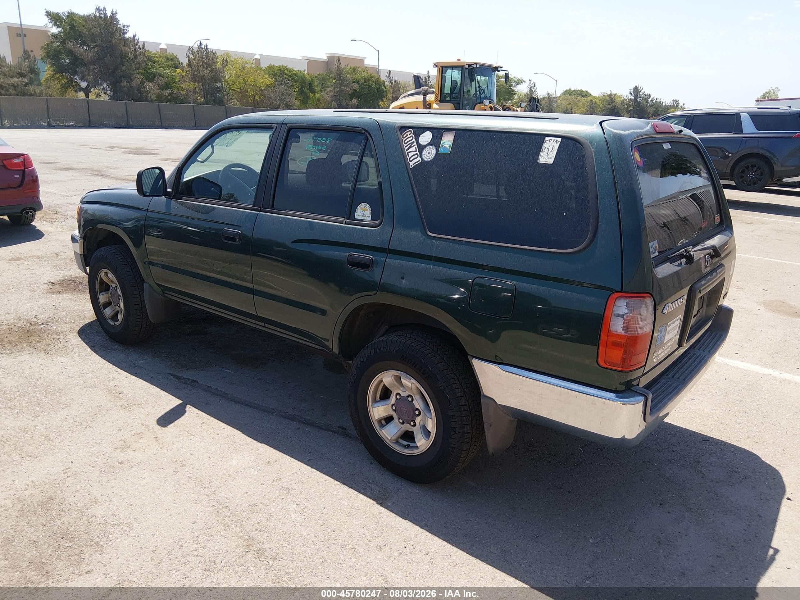 2000 Toyota 4runner   Green vin: JT3GM84R8Y0064636