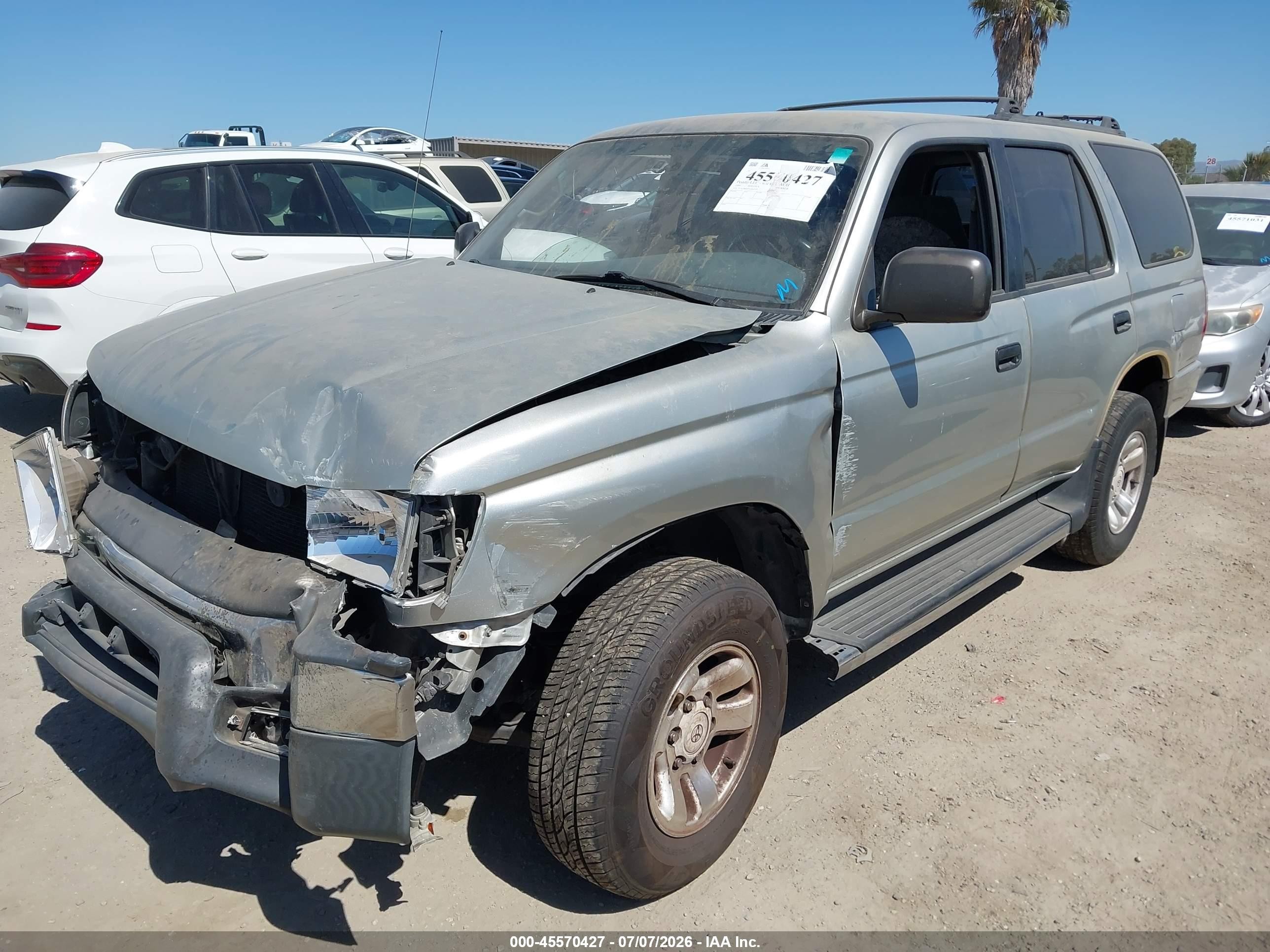 2000 Toyota 4runner   Gray vin: JT3GM84R9Y0060529
